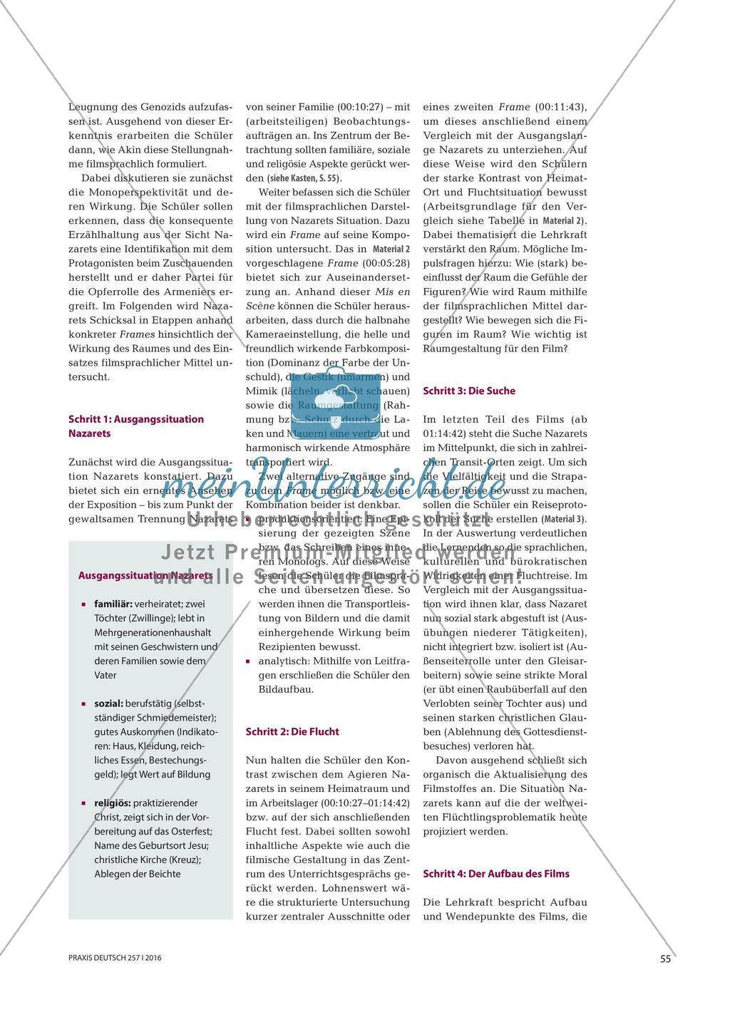 Die Passion des Herrn Nazaret von Kobane - Flucht als Raumerfahrung in Fatih Akins Film The Cut Preview 4