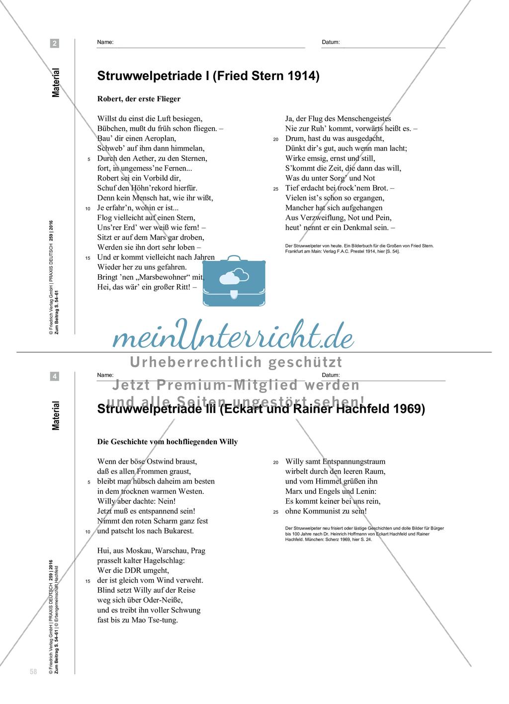 Robert fliegt durch die Jahrhunderte - Adaptionen eines Kinderbuchklassikers als (historische) Intertexte Preview 5
