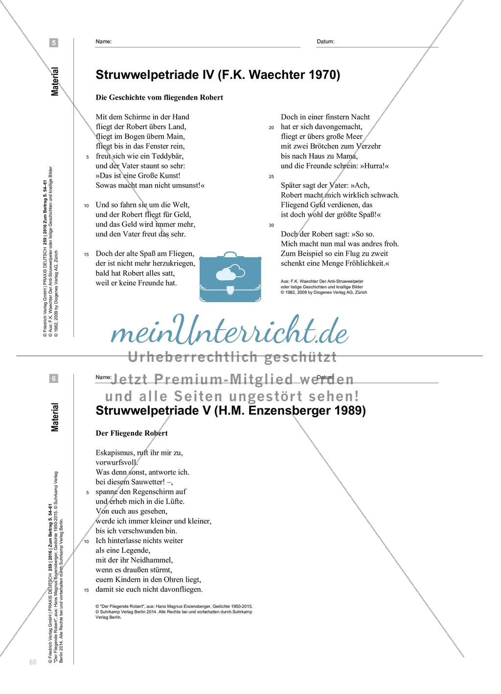 Robert fliegt durch die Jahrhunderte - Adaptionen eines Kinderbuchklassikers als (historische) Intertexte Preview 7