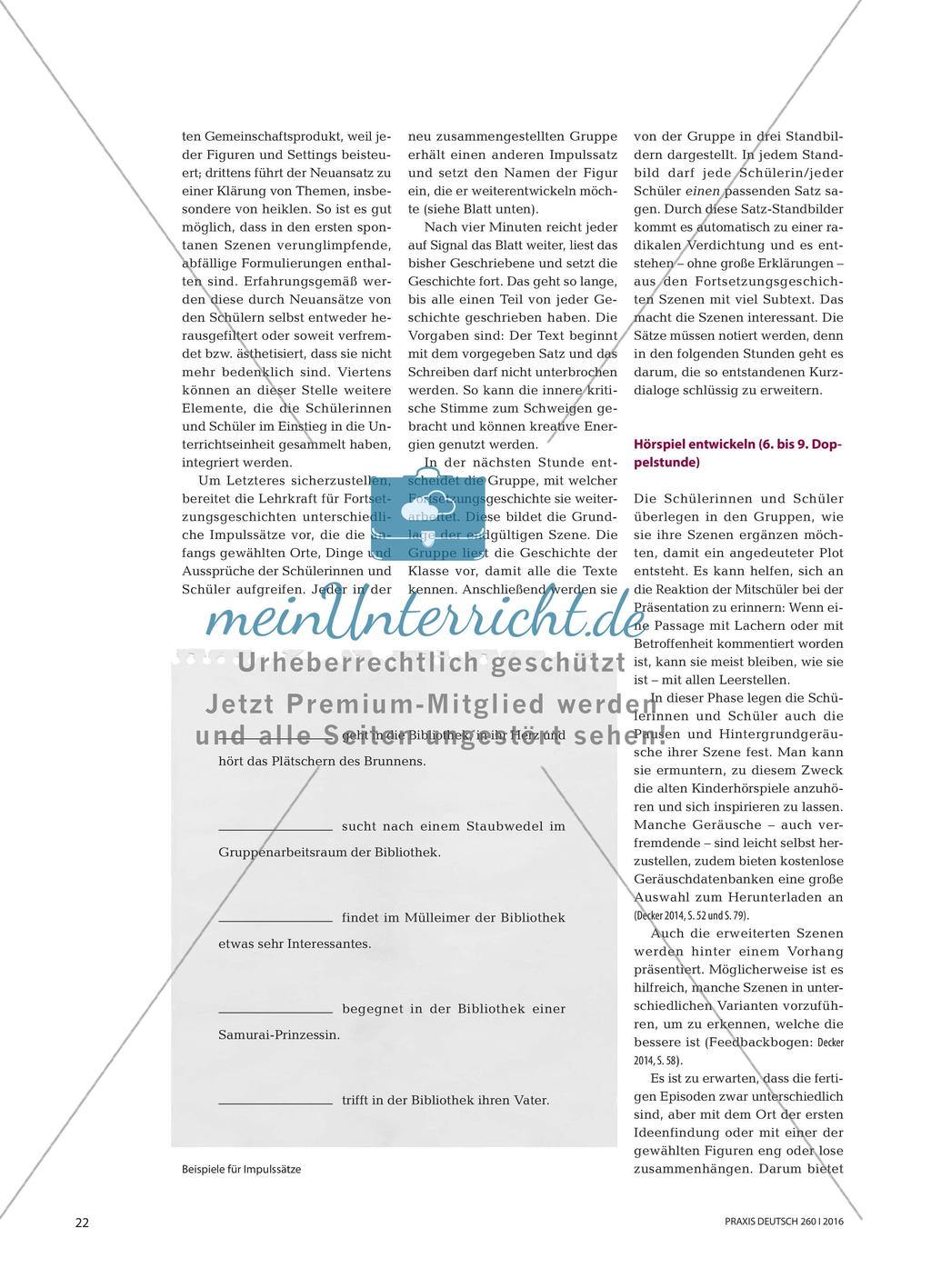Eine Klasse schreibt ein Hörspiel Preview 3