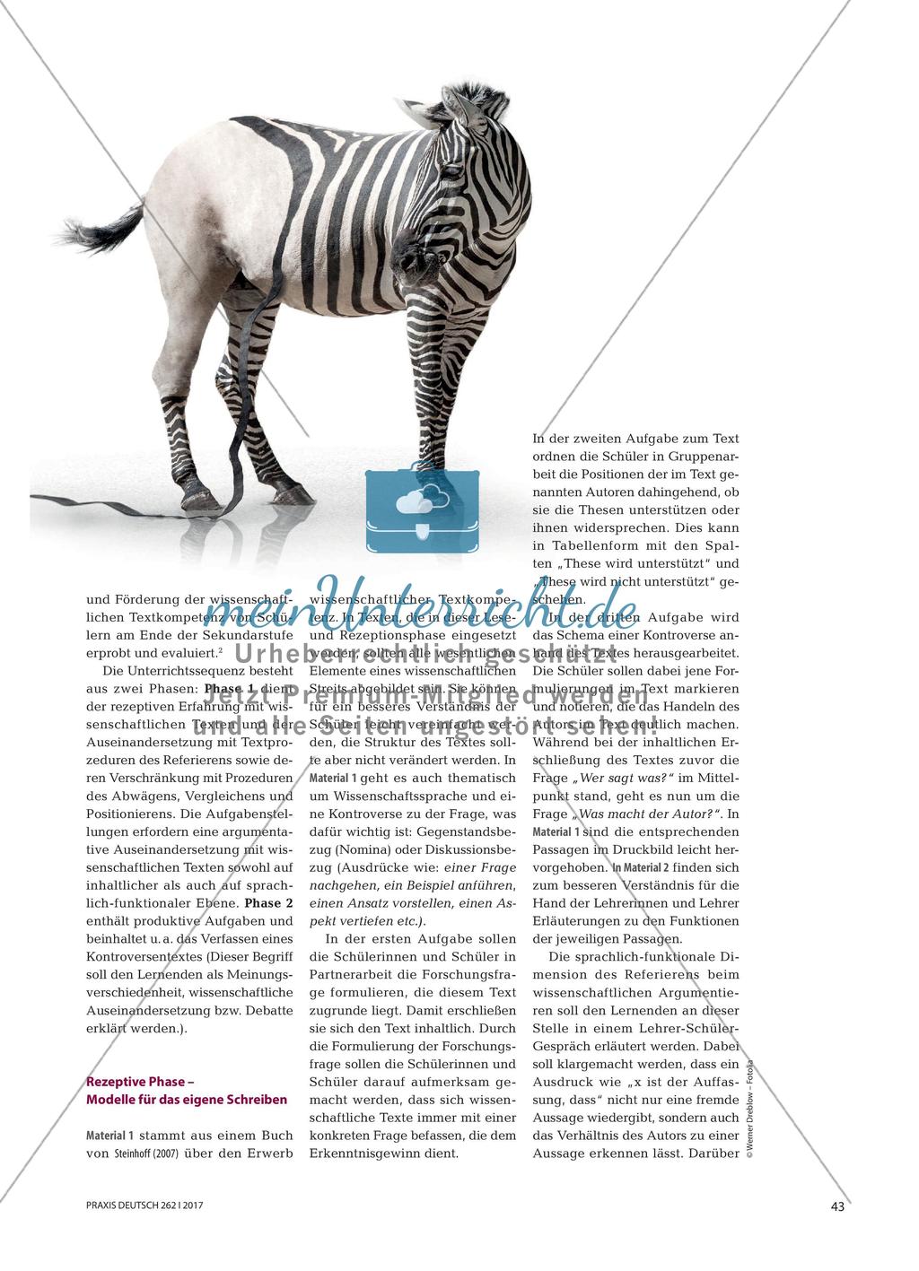 Stars with stripes? - Kontroversen schreiben zu strittigen Fragen der Wissenschaft Preview 2