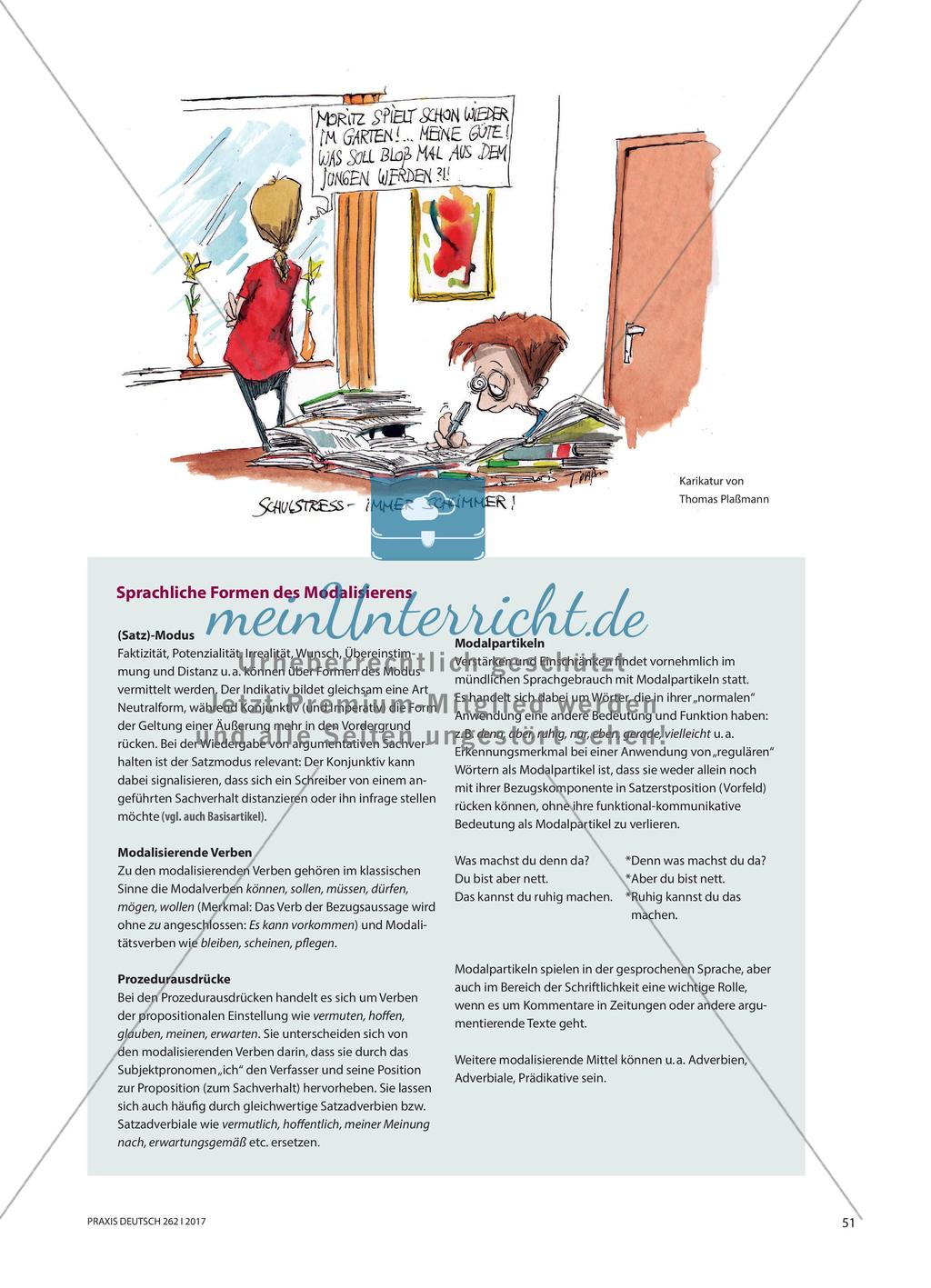 „Es sollte vielleicht …“ – Modalisieren beim argumentativen Schreiben Preview 2