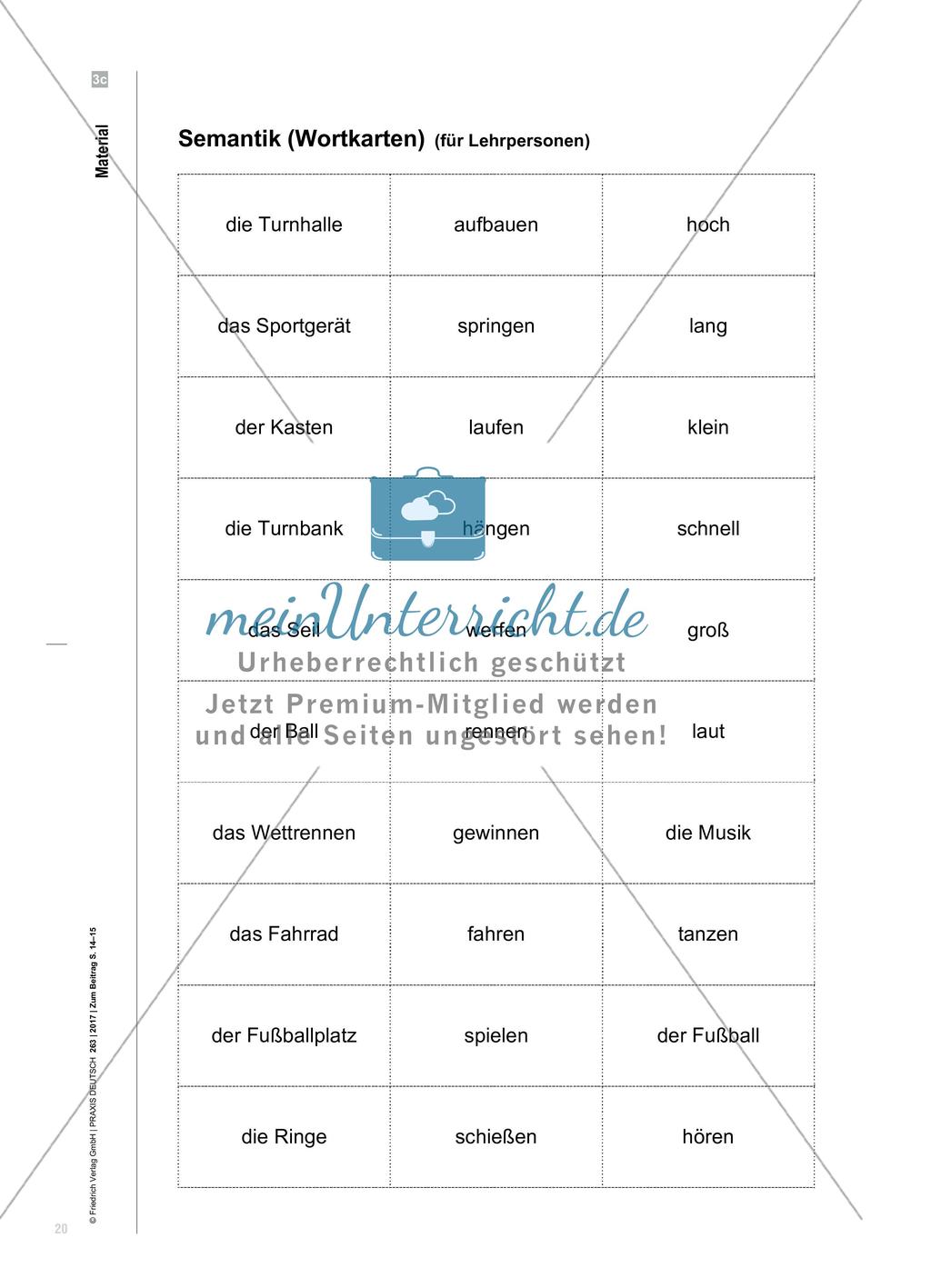 Fußballtor oder Fußballschläger? - Quantitative und qualitative Wortschatzerweiterung durch strategiebasierte Wortschatzarbeit Preview 7