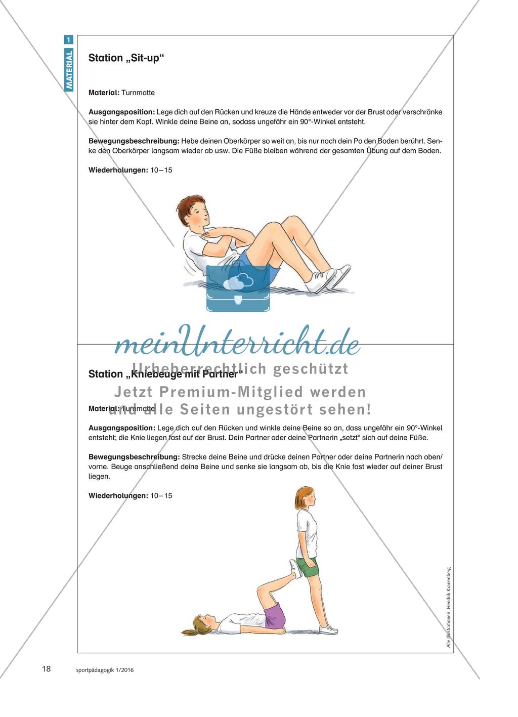Selbstbestimmt mit Kraftbelastungen umgehen - Kraftstationen nach den eigenen Bedürfnissen modifizieren und variieren Preview 4
