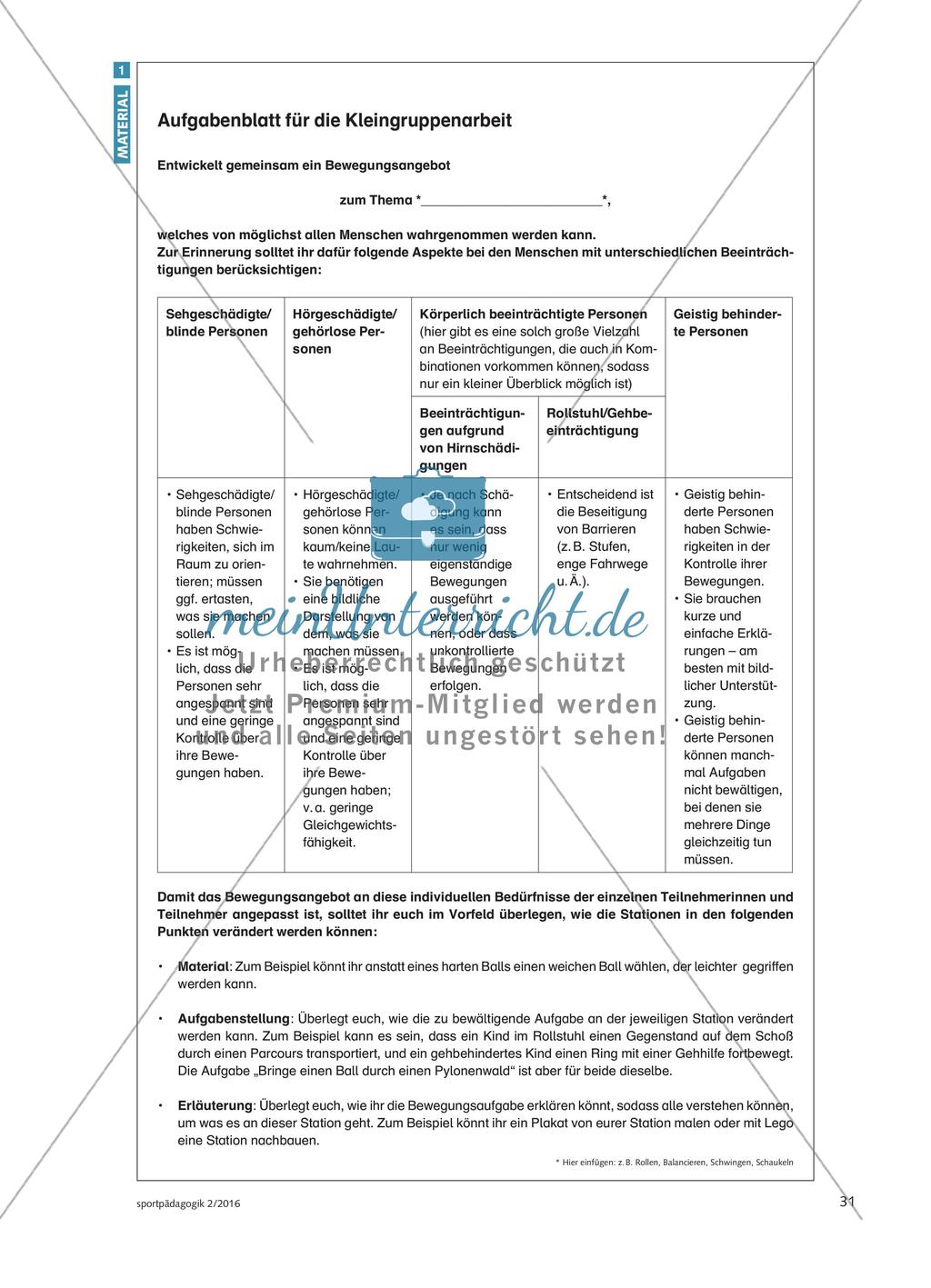 Laborschule Bielefeld meets Bethel athletics - Ein integratives Spiel- und Sportfest als pädagogische Herausforderung Preview 4