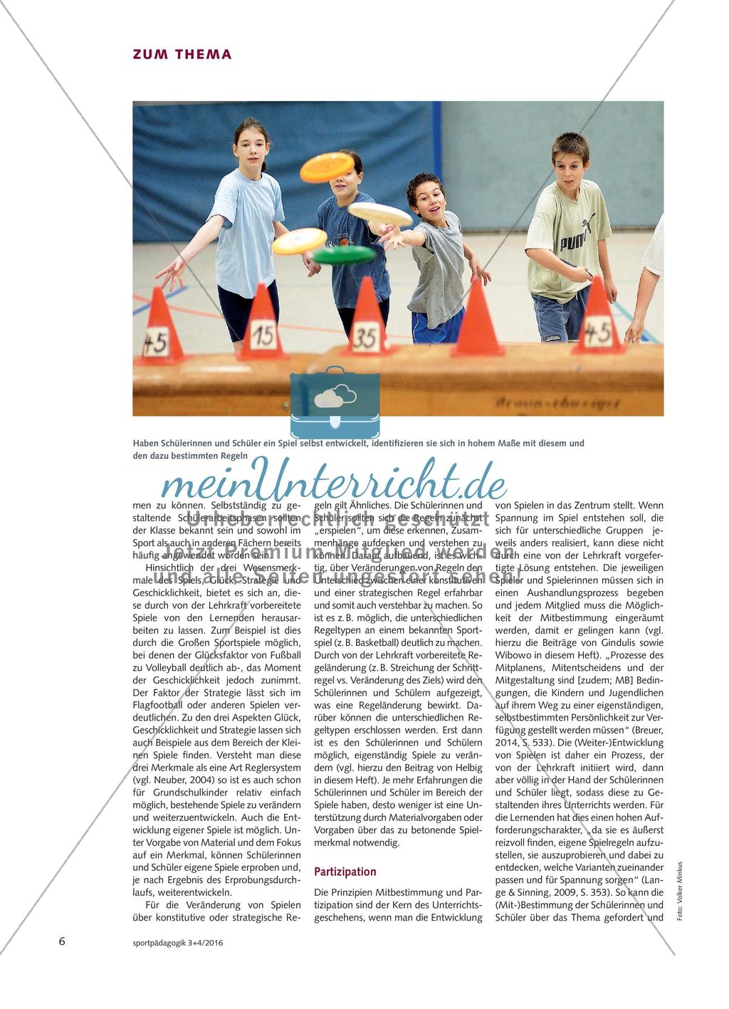 Unser Spiel - Über das Entwickeln von Spielen im Sportunterricht Preview 5
