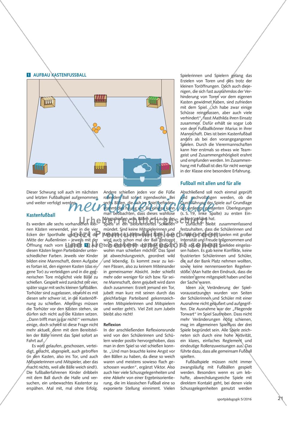Fußball zwischen Einlassen und Loslassen - Erfahrungen mit dem Fußballspielen im Sportunterricht Preview 4