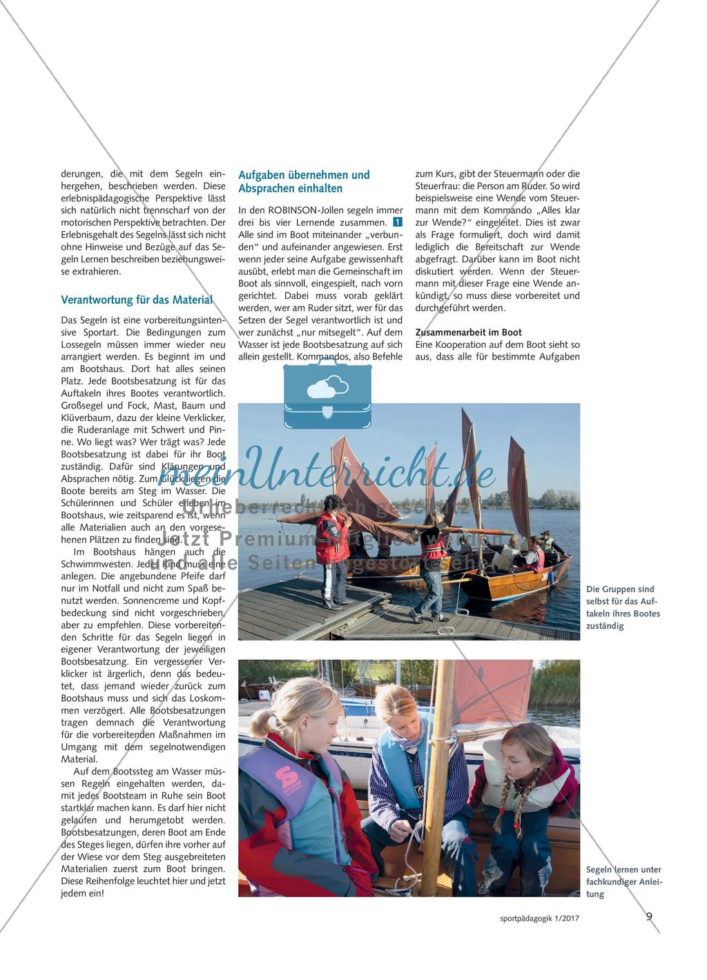 Alle in einem Boot - Während einer Projektwoche lernen Schülerinnen und Schüler einer Grundschule das Segeln Preview 2
