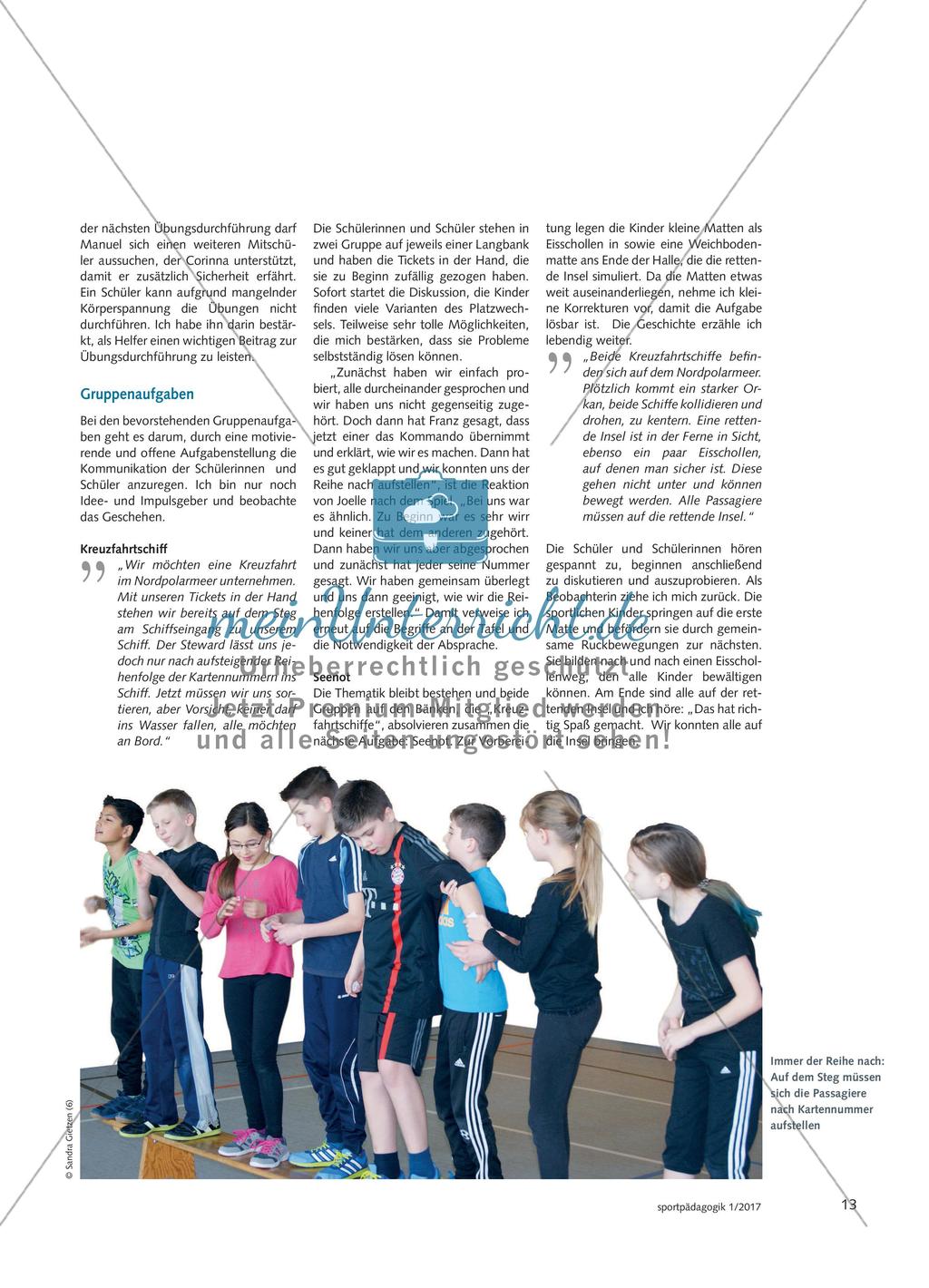 Gemeinsam sind wir stark - Erlebnispädagogische Gruppenaufgaben zur Stärkung der Klassengemeinschaft Preview 2