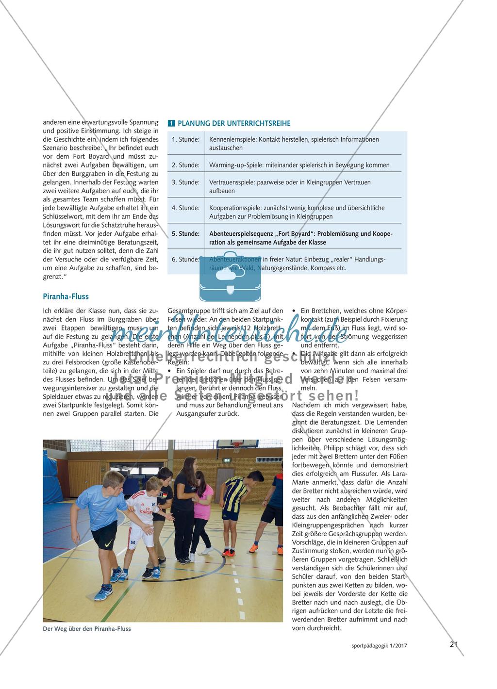 Zusammen erobern wir den Schatz! - In diesem Beitrag werden die Schülerinnen und Schüler zu Abenteurern und müssen miteinander kooperieren, um alle Aufgaben zu lösen Preview 2