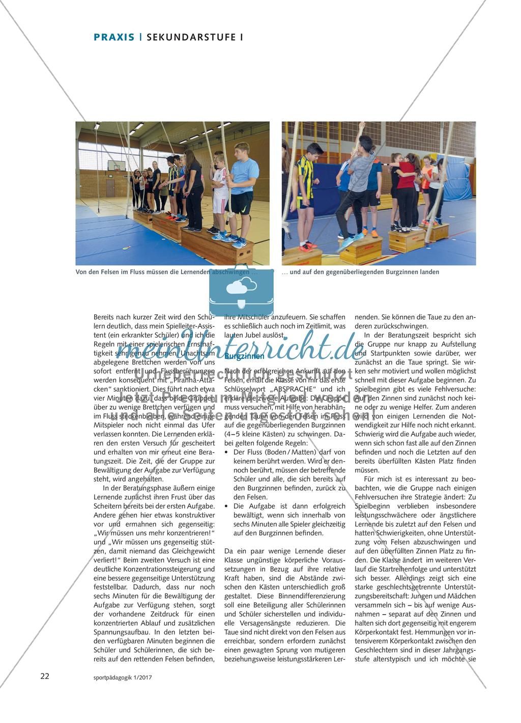 Zusammen erobern wir den Schatz! - In diesem Beitrag werden die Schülerinnen und Schüler zu Abenteurern und müssen miteinander kooperieren, um alle Aufgaben zu lösen Preview 3