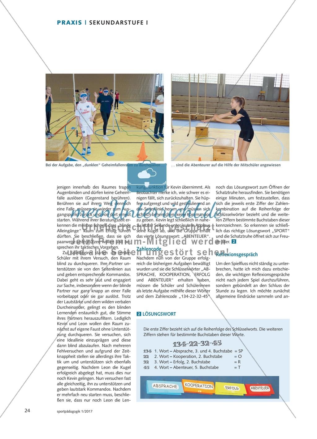 Zusammen erobern wir den Schatz! - In diesem Beitrag werden die Schülerinnen und Schüler zu Abenteurern und müssen miteinander kooperieren, um alle Aufgaben zu lösen Preview 5
