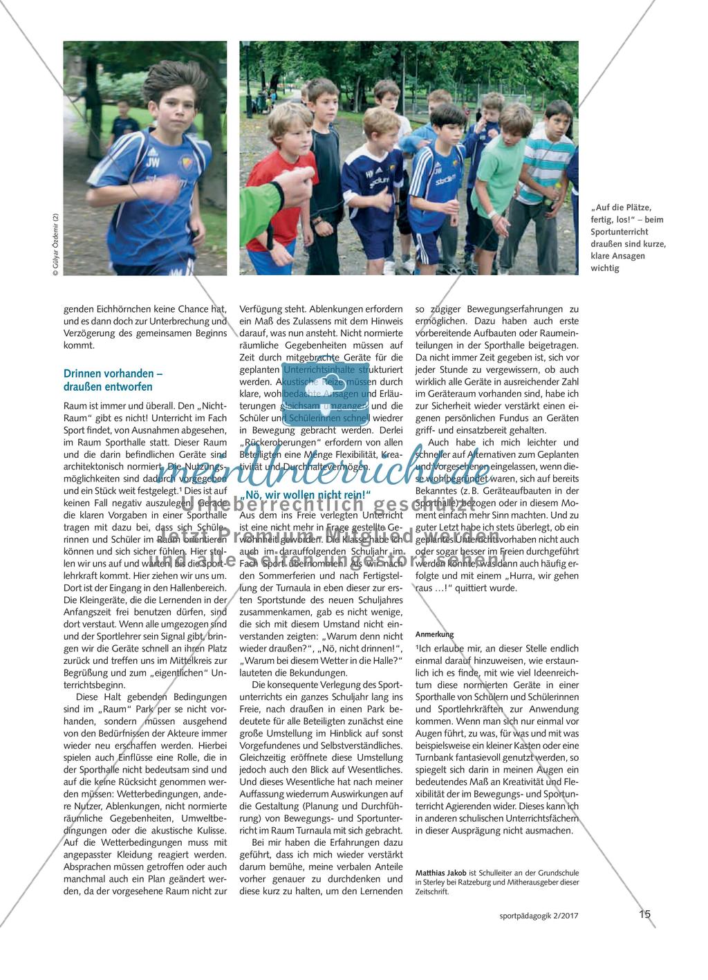 Sport ohne Turnhalle? - Über ein Jahr lang findet der Unterricht der 4. Klasse im nahe gelegenen Humlegården statt – so erfolgreich, dass die Schülerinnen und Schüler gar nicht mehr in die Sporthalle wollen Preview 3