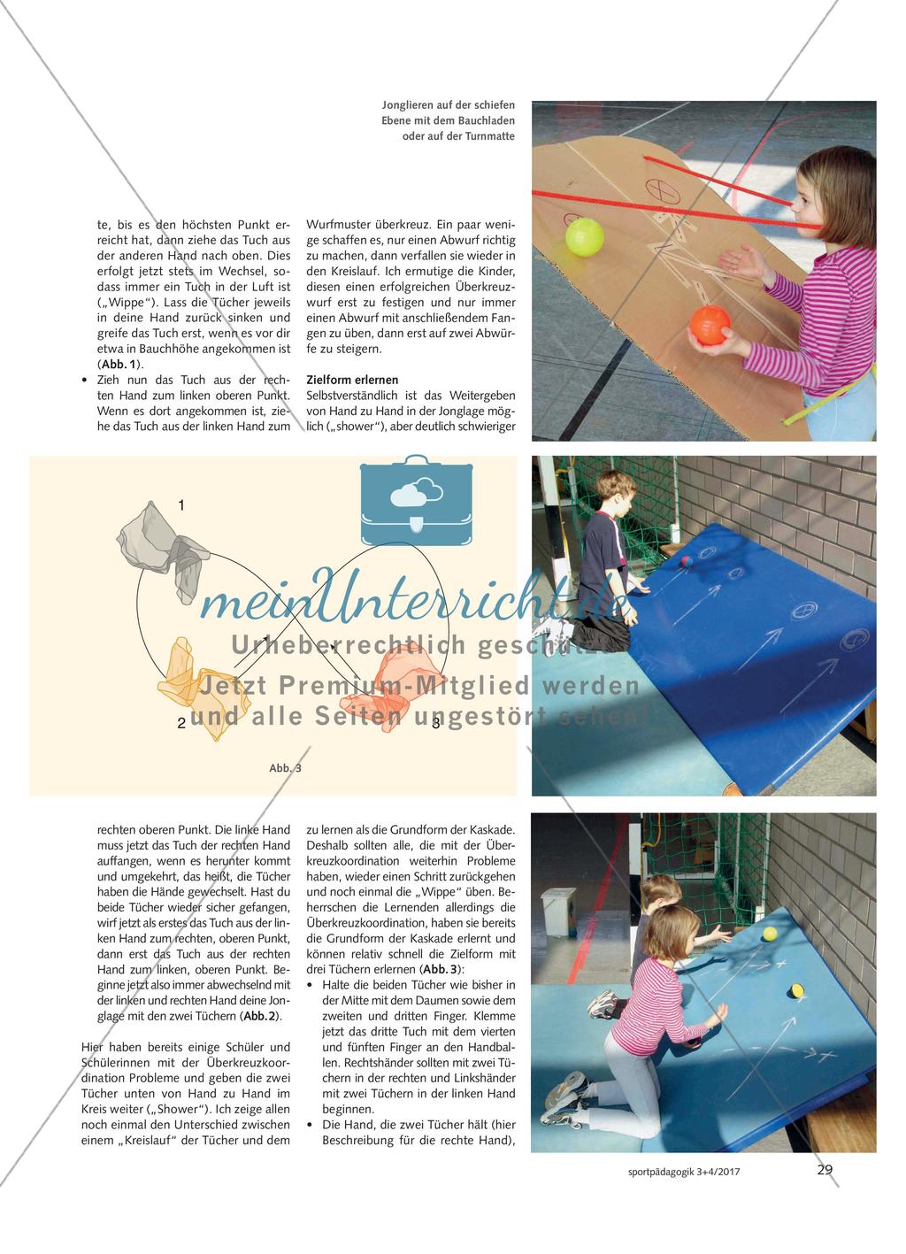 Kleine Zirkus-Jongleure - Neben hohen koordinativen Anforderungen hat Jonglieren auch positive Auswirkungen auf die kogitive Entwicklung – ein Grund mehr, es bereits im Grundschulalter zu erlernen Preview 4