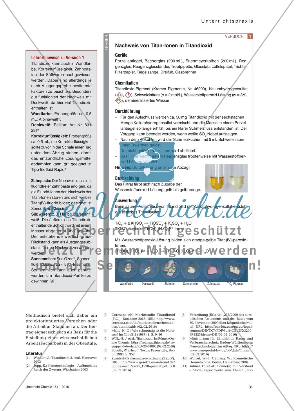 Vielseitiges Titandioxid - Herstellung, Eigenschaften und Einsatzbereiche von Titandioxid Preview 2