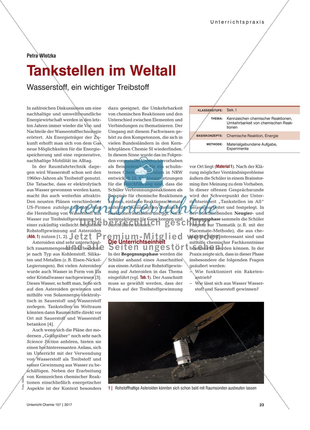 Tankstellen im Weltall - Wasserstoff, ein wichtiger Treibstoff Preview 1