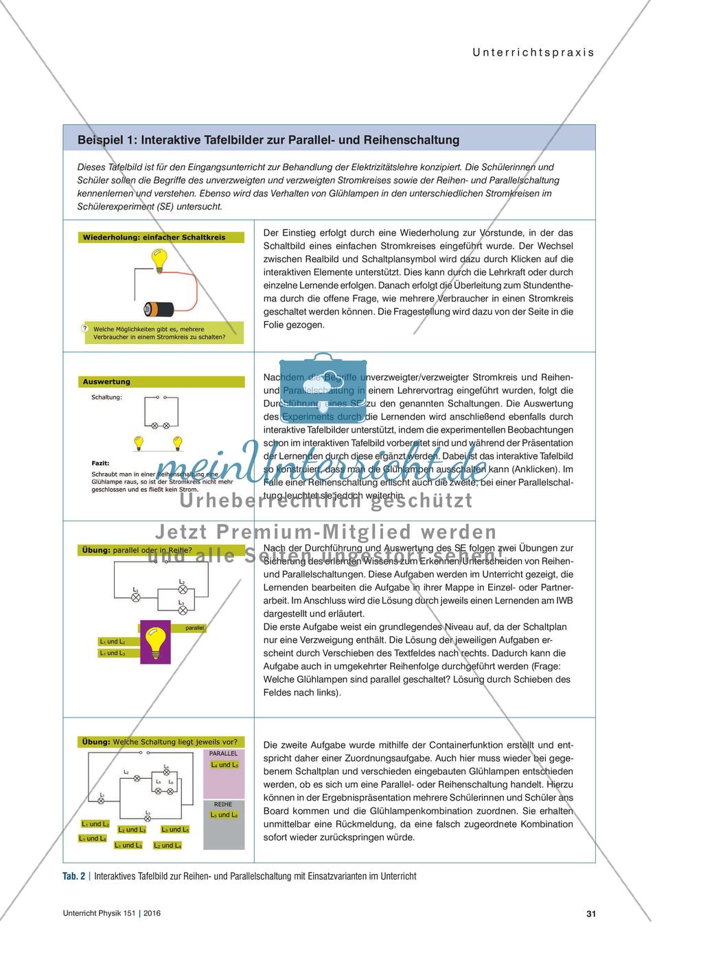 Interaktive Tafelbilder auf LEIFIphysik.de - Ein Kooperationsprojekt der Joachim Herz Stiftung und der Technischen Universität Dresden Preview 3