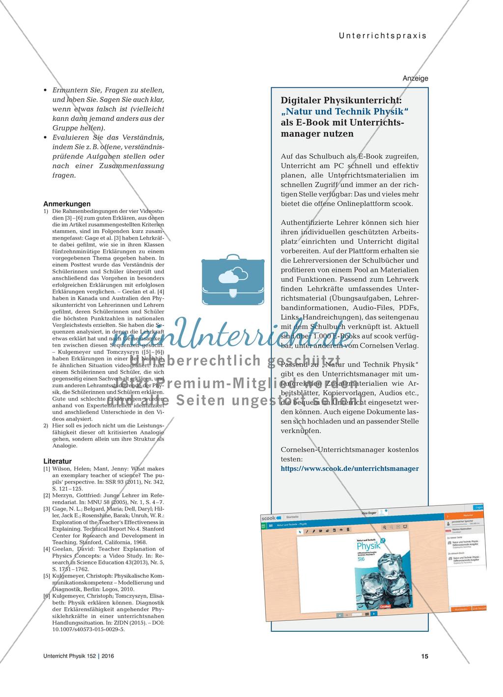 Wie kann man eine verständliche Lehrererklärung vorbereiten? - Ein Blick auf das adressatengemäße Erklären Preview 6