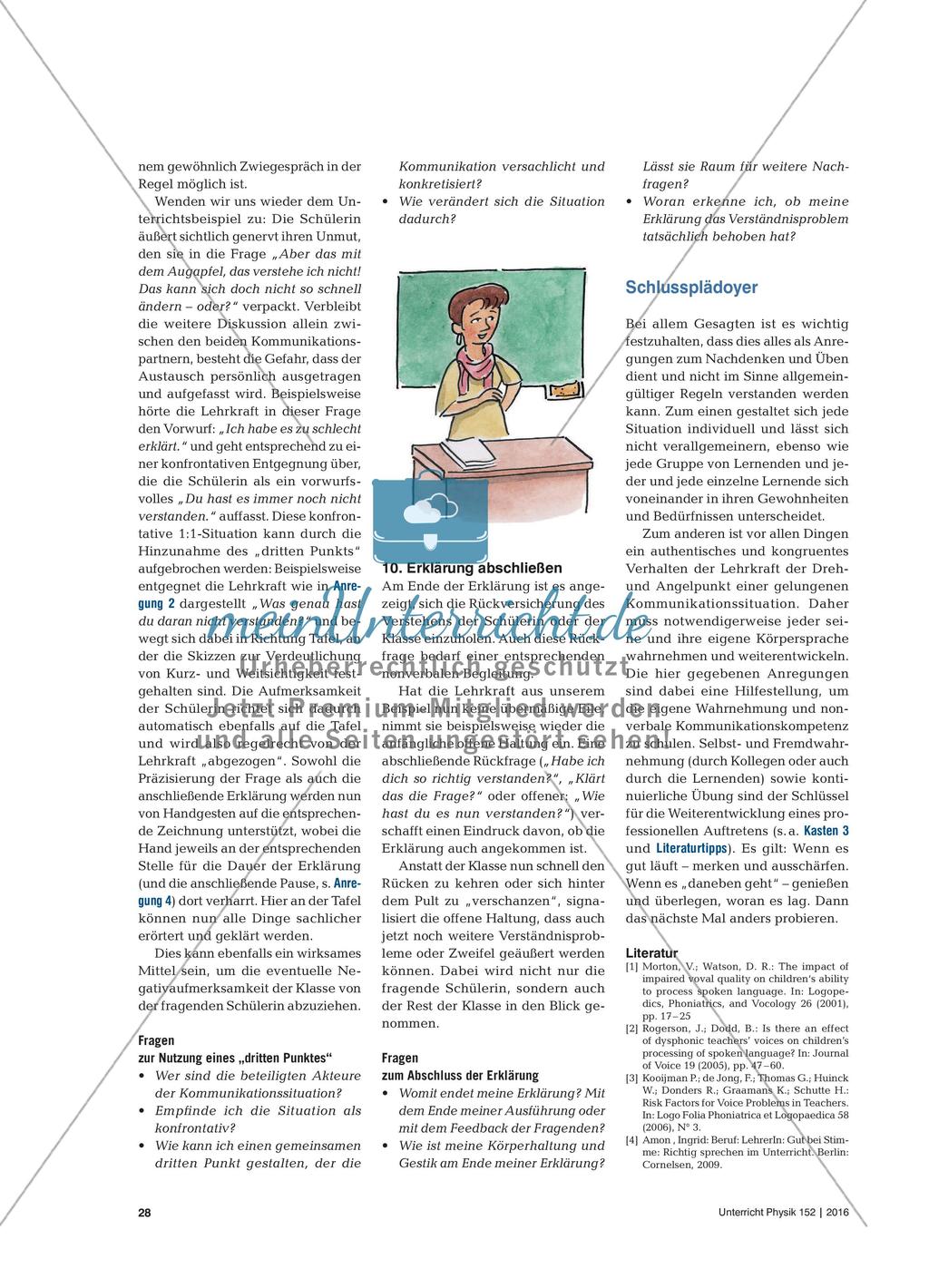 Erklären – mehr als Worte: Zehn Anregungen zum Üben der nonverbalen Anteile beim Erklären Preview 7