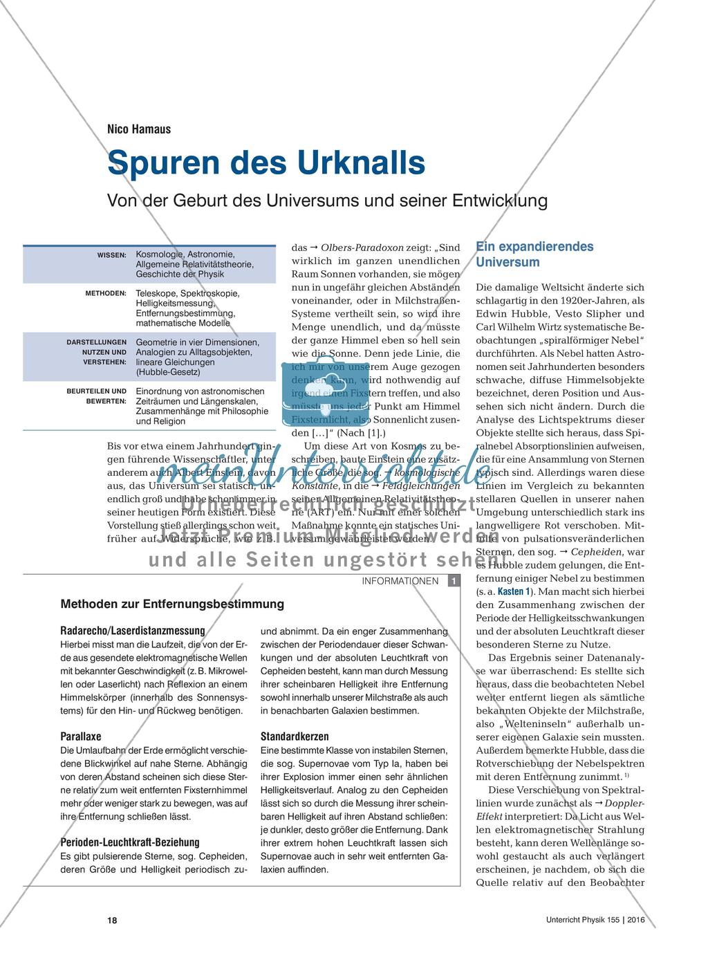Spuren des Urknalls - Von der Geburt des Universums und seiner Entwicklung Preview 1