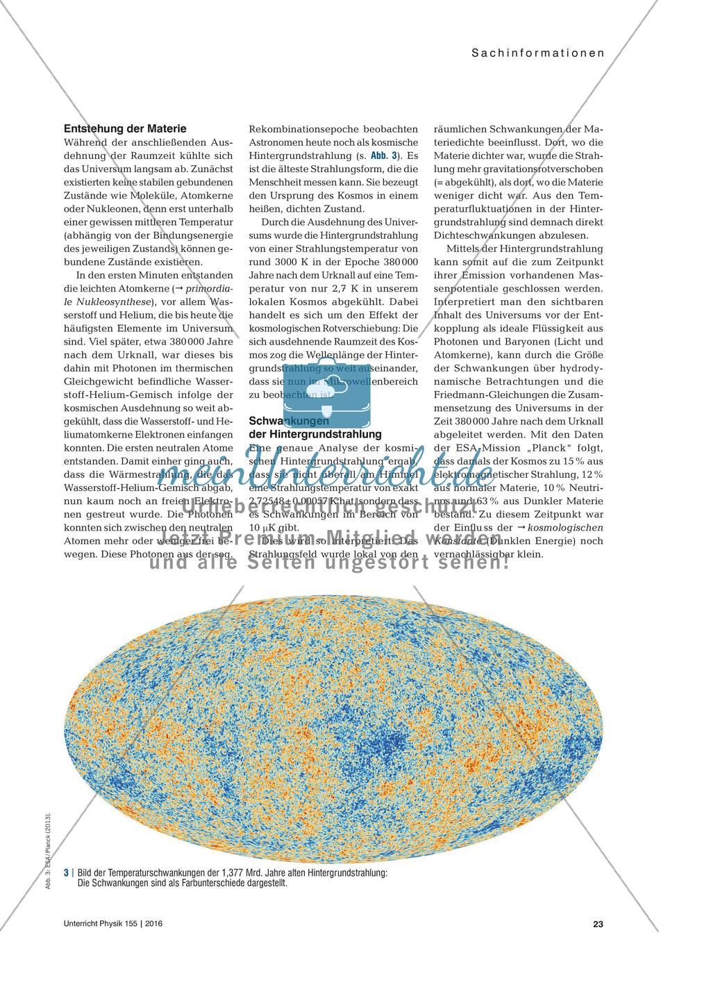 Dunkle Materie: Sein oder Schein? - Großräumige Strukturen im Universum und dunkle Bestandteile des Universums Preview 3