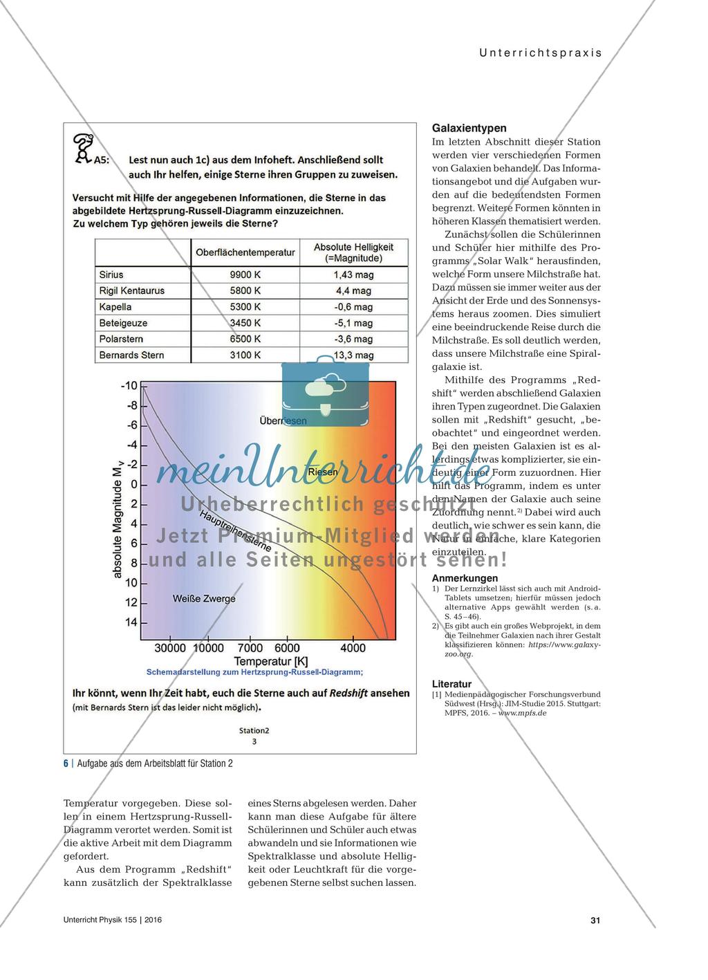 Ins Universum per Tablet und Smartphone - Astronomie mit digitalen Medien im Rahmen eines Lernzirkels Preview 4