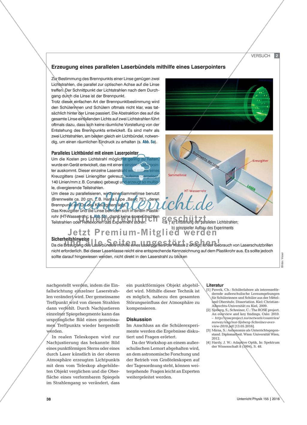 Teleskope - Ein über 400 Jahre altes Prinzip und moderne Wissenschaft in einem Workshop für die Sekundarstufe I Preview 4