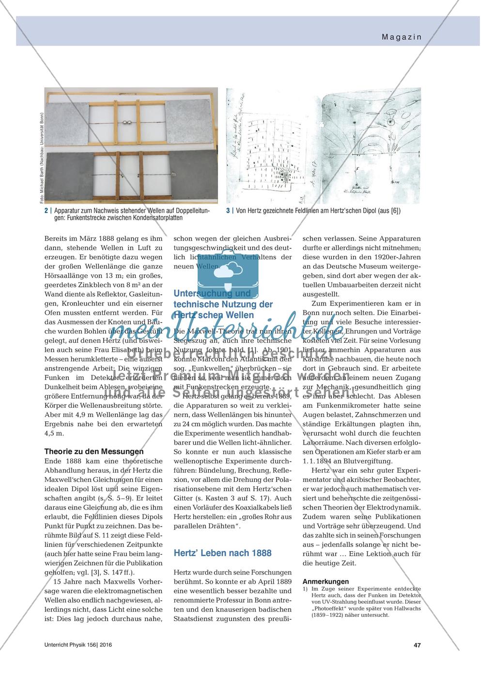 Endlich! - Heinrich Hertz weist 1888 elektromagnetische Wellen nach Preview 2