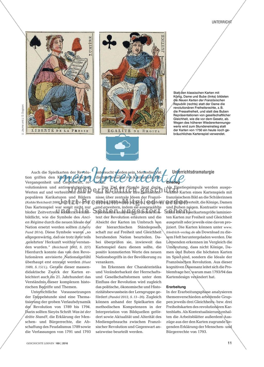 Nicht mehr: König, Dame, Bube! - Die französische Nation auf den Neuen Karten der Französischen Republik Preview 3