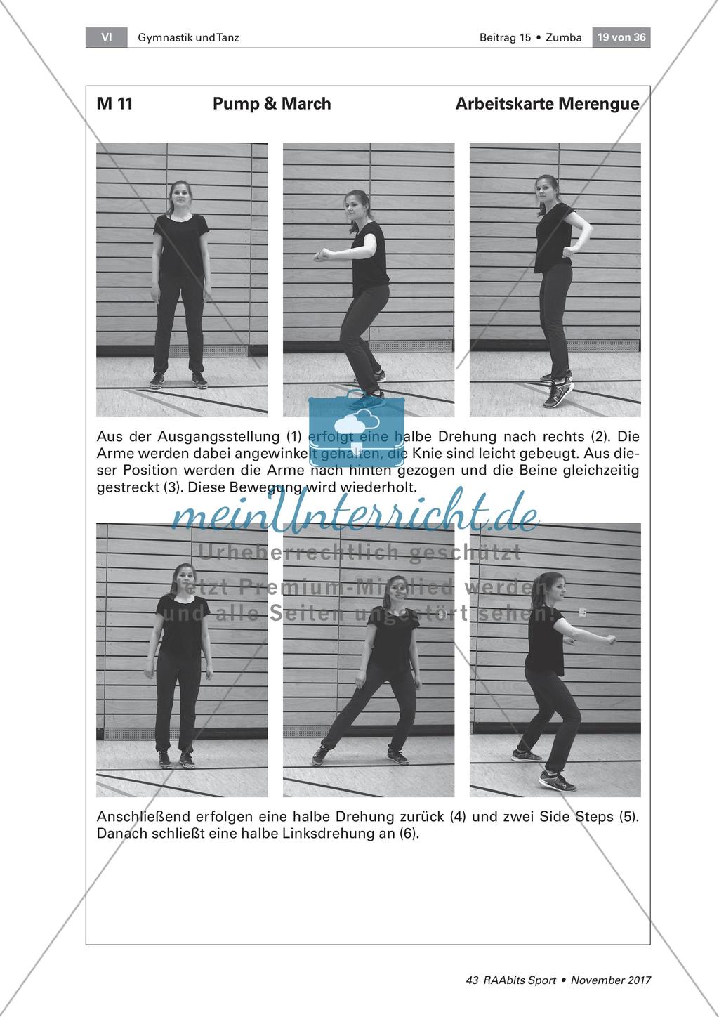 Zumba am Beispiel von Merengue und Reggaeton Preview 12