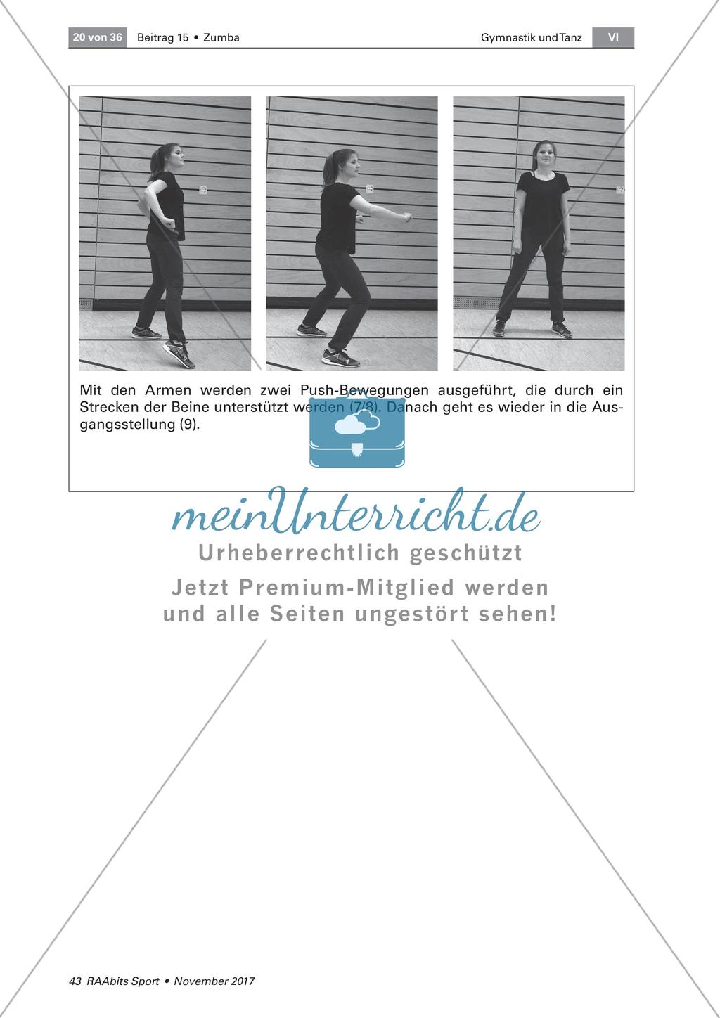 Zumba am Beispiel von Merengue und Reggaeton Preview 13