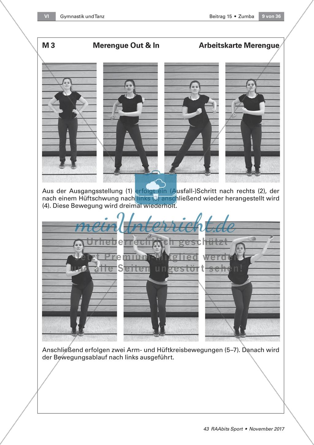 Zumba am Beispiel von Merengue und Reggaeton Preview 2