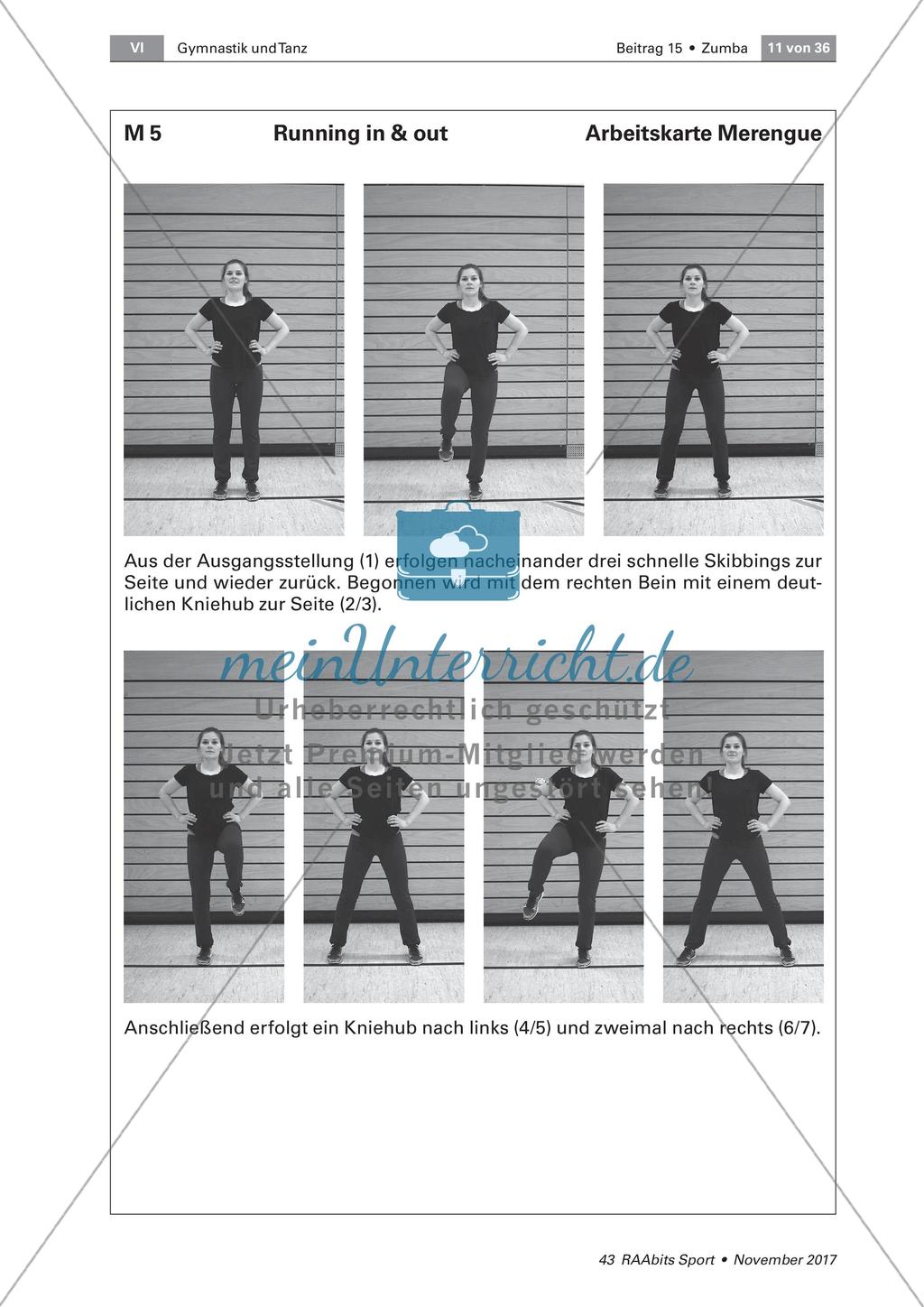 Zumba am Beispiel von Merengue und Reggaeton Preview 4