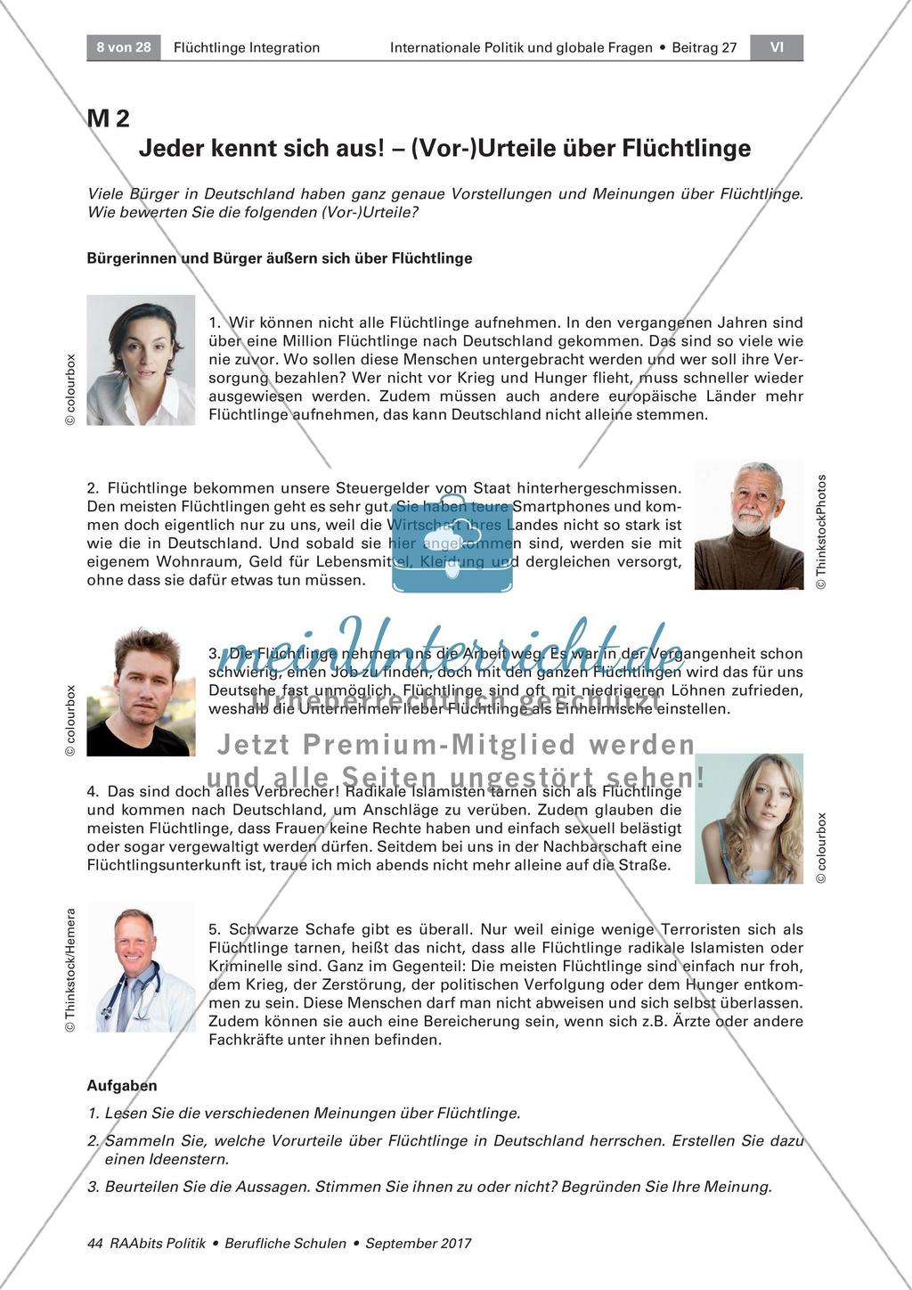 Meinungen und Vorurteile zum Thema
