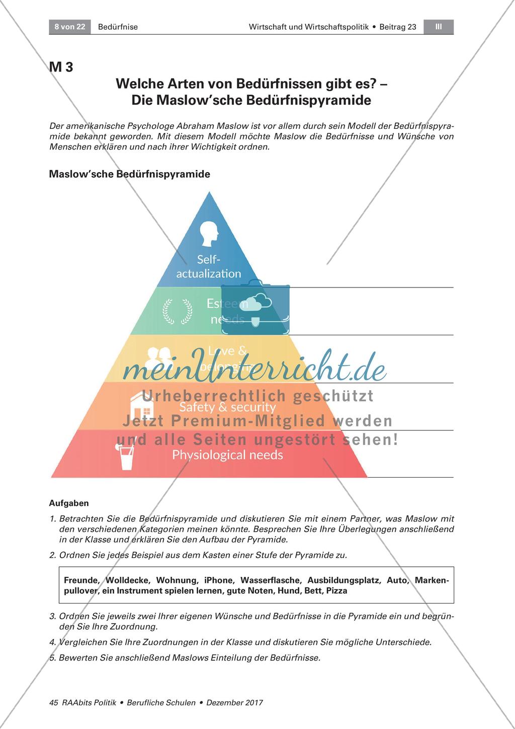 Kennenlernen und Einordnen von Bedürfnissen Preview 4