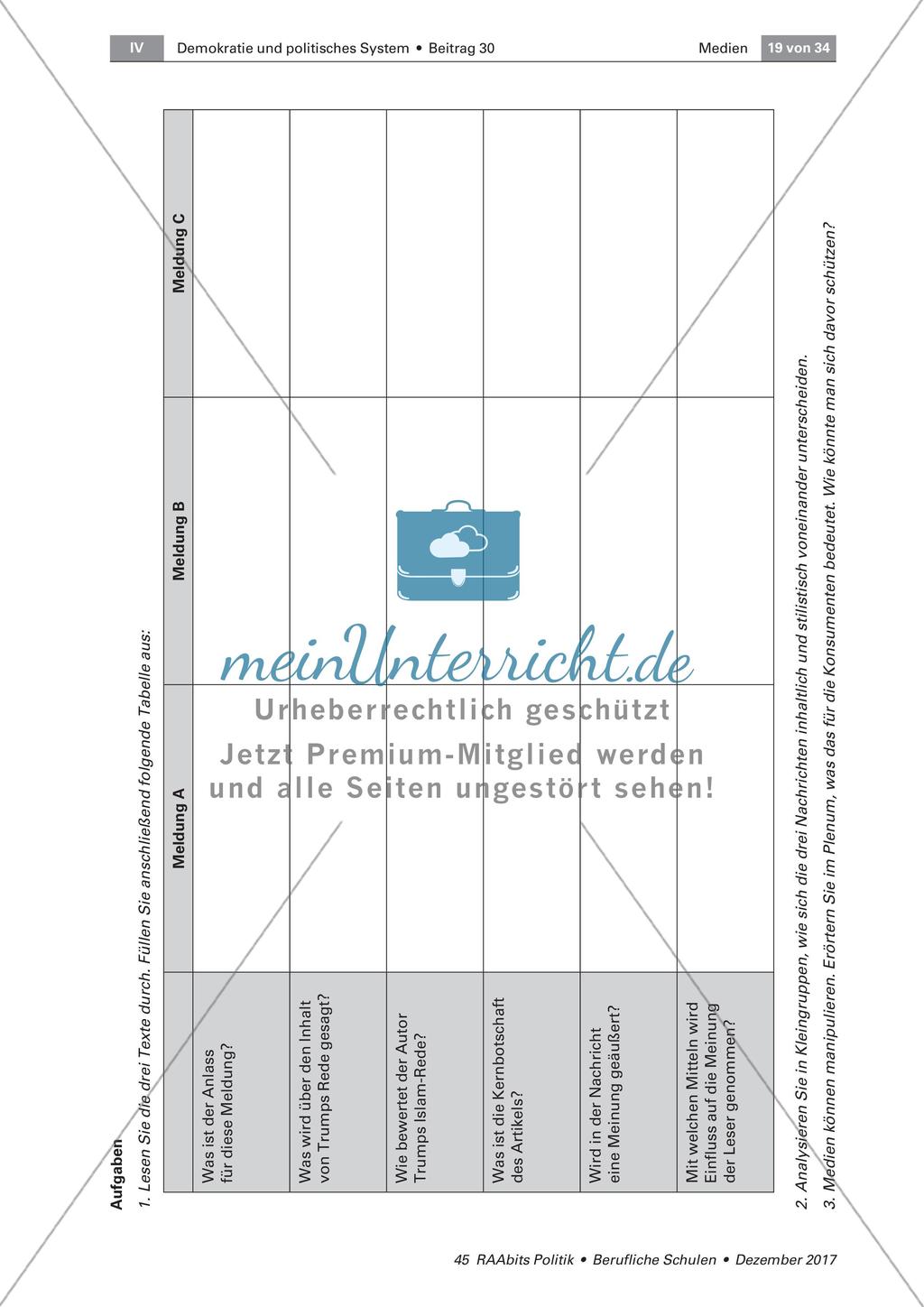 Die Objektivität der medialen Berichterstattung Preview 3