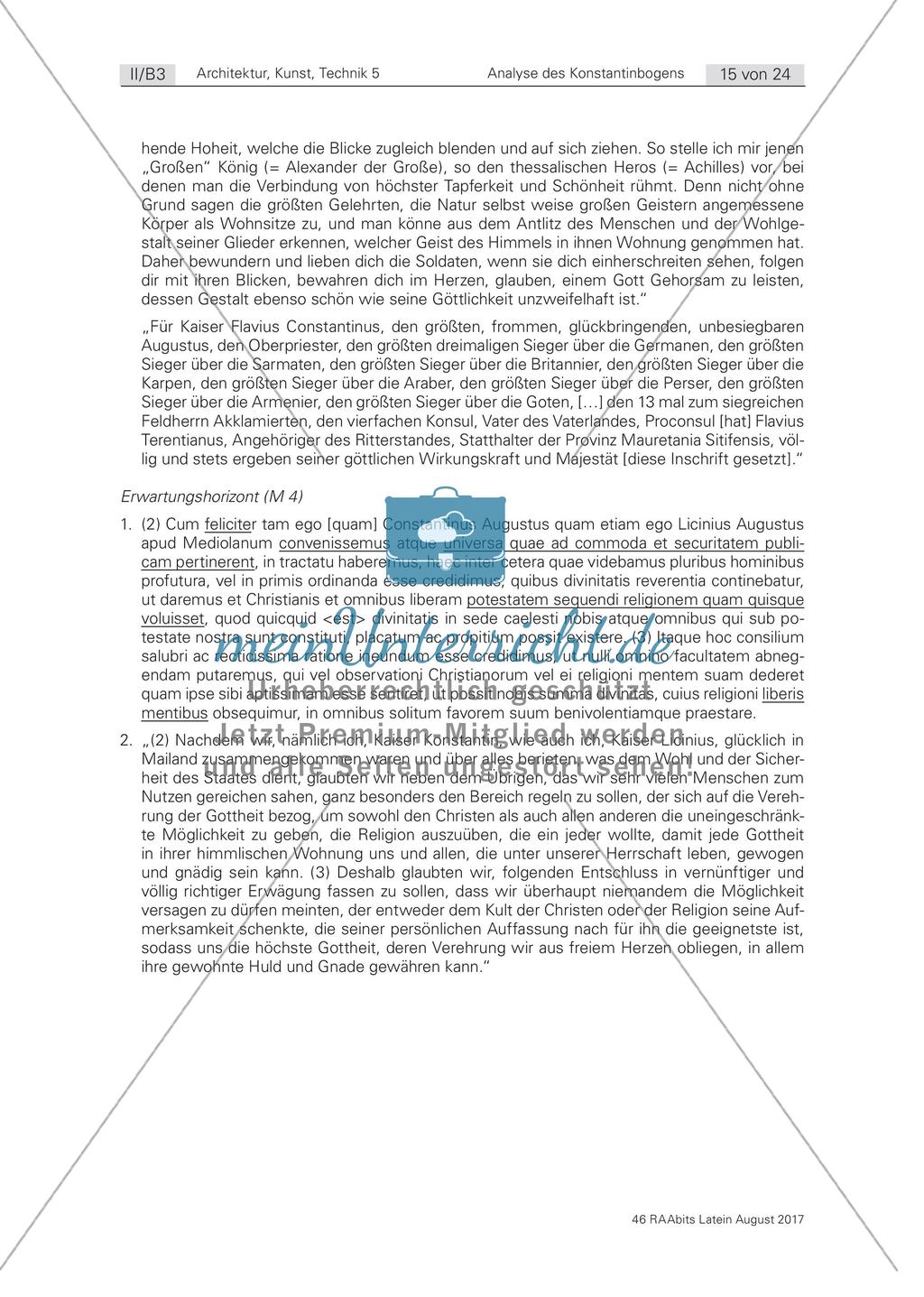 Analyse des Konstantinsbogens: Die Machtetablierung Konstantins des Großen Preview 7