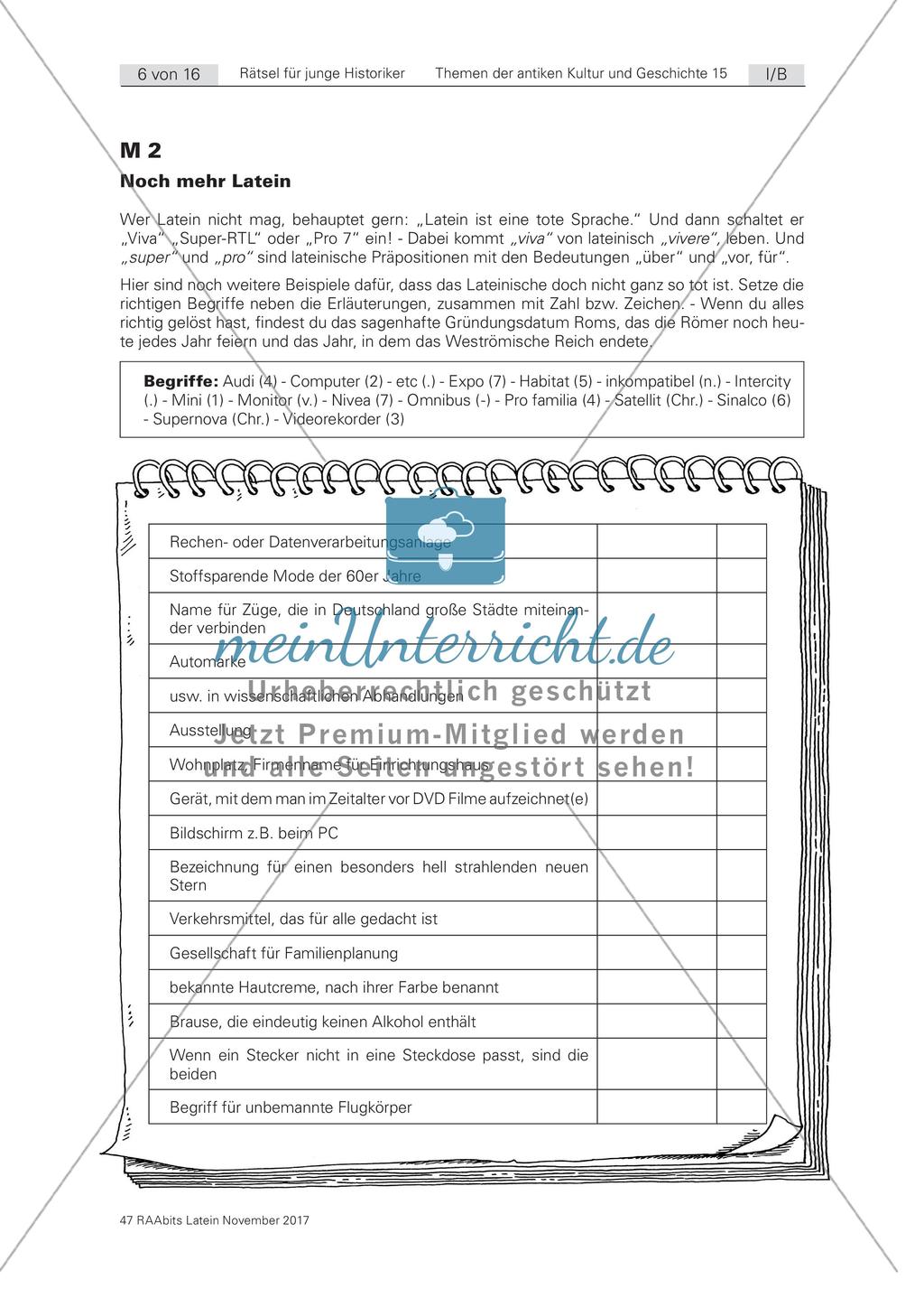 Rätsel zur römischen Geschichte Preview 3