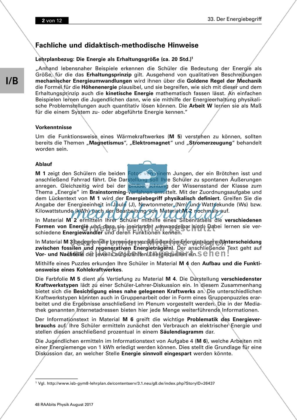 Der Energiebegriff Preview 2