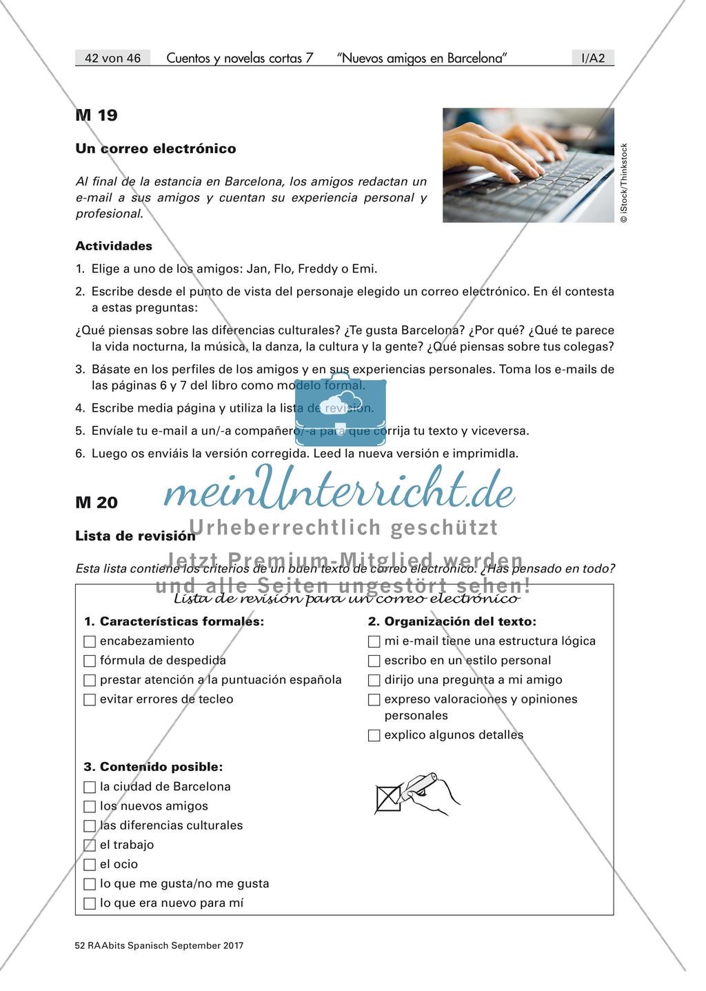 Interkulturelles Lernen anhand einer Ganzschrift: correo electrónico Preview 2