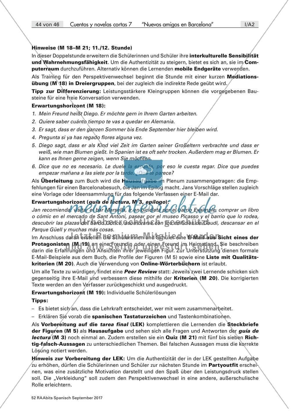 Interkulturelles Lernen anhand einer Ganzschrift: correo electrónico Preview 4