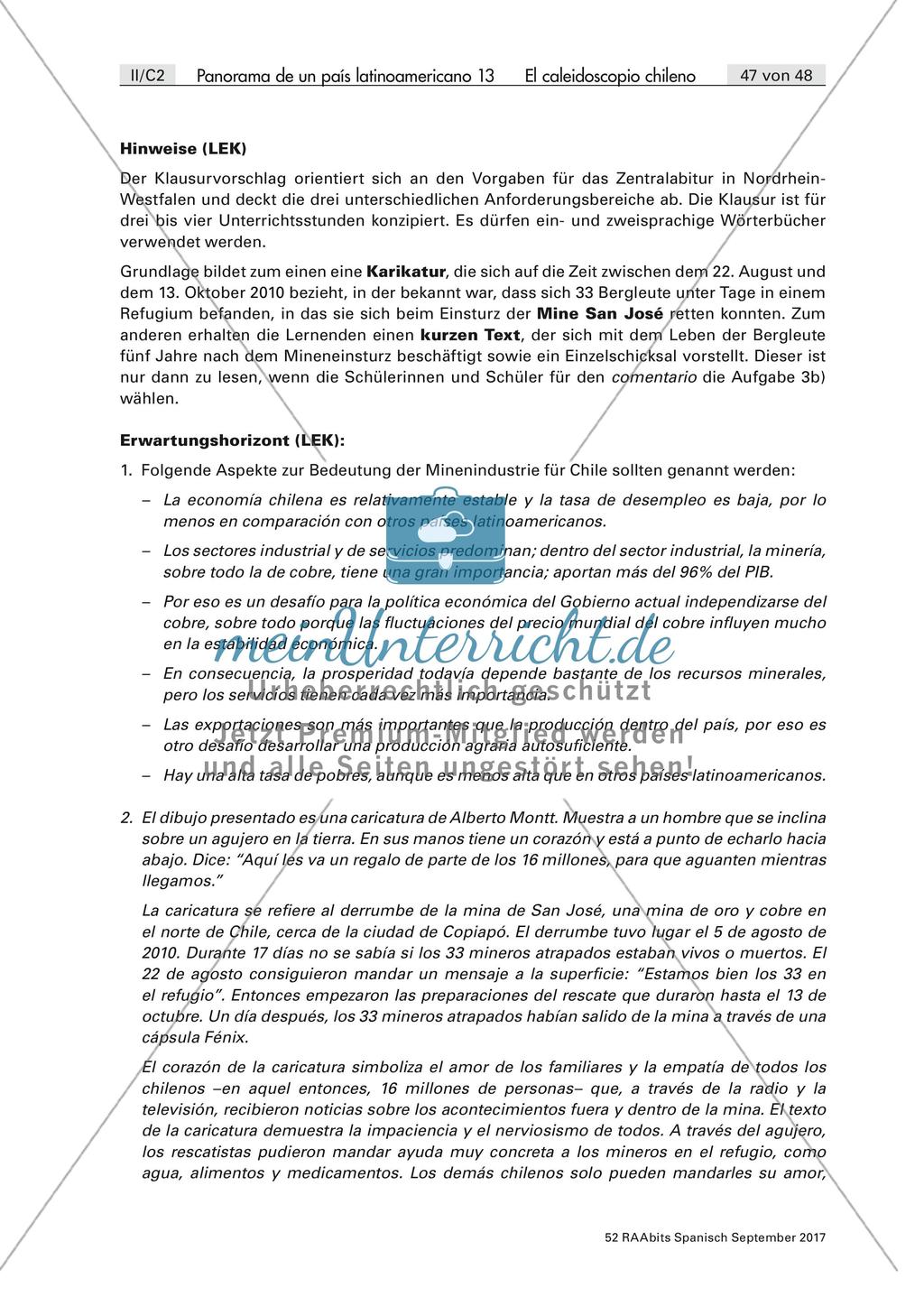 Chile: Lernerfolgskontrolle Preview 2