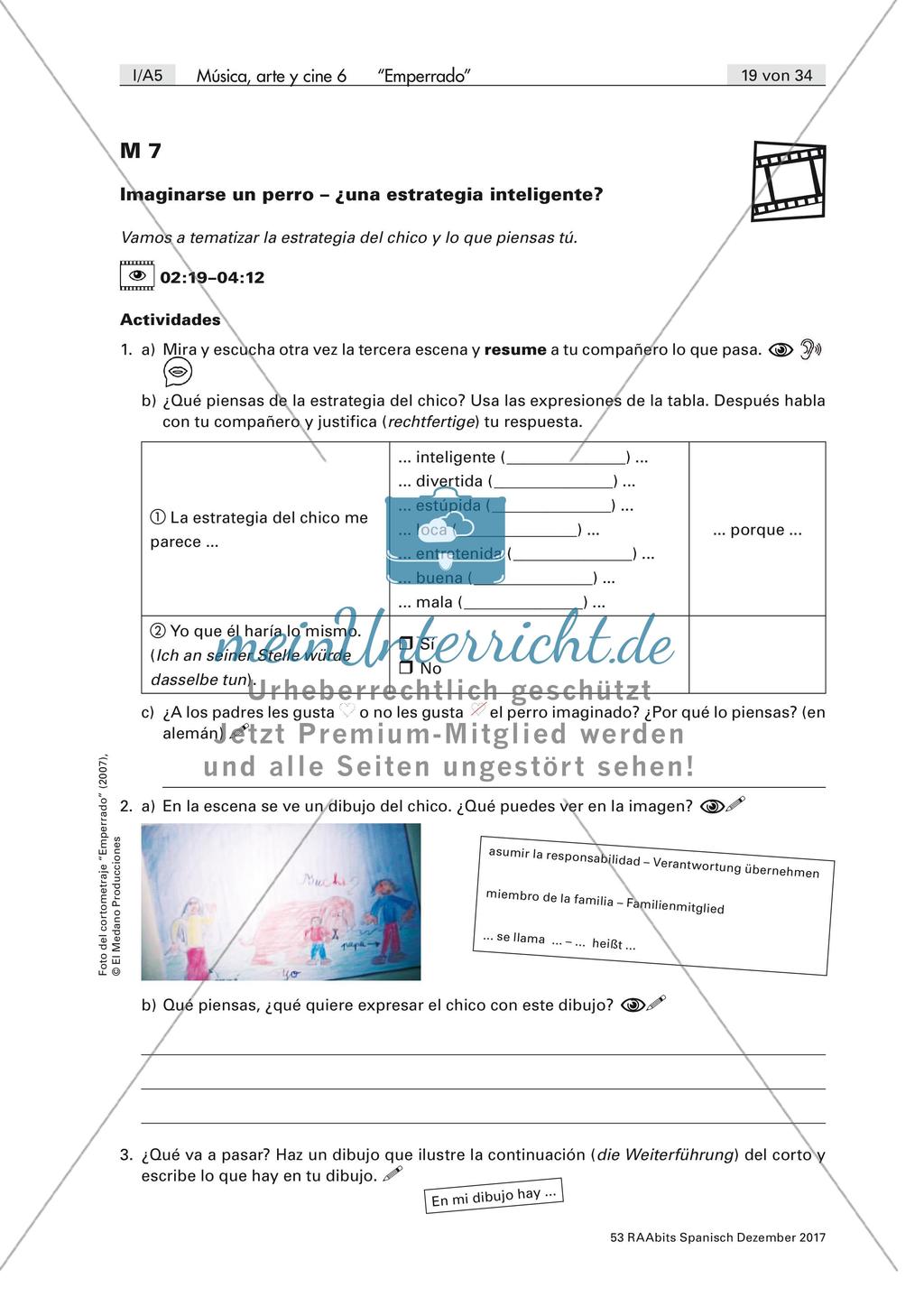 Kurzfilm zur Förderung des Hör-Seh-Verstehens: Analyse der dritten Szene Preview 3