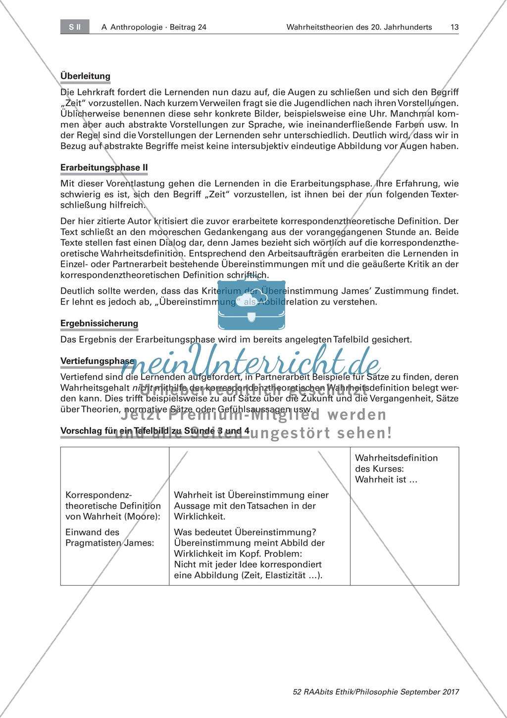 Wahrheit: Korrespondenztheorie Preview 8