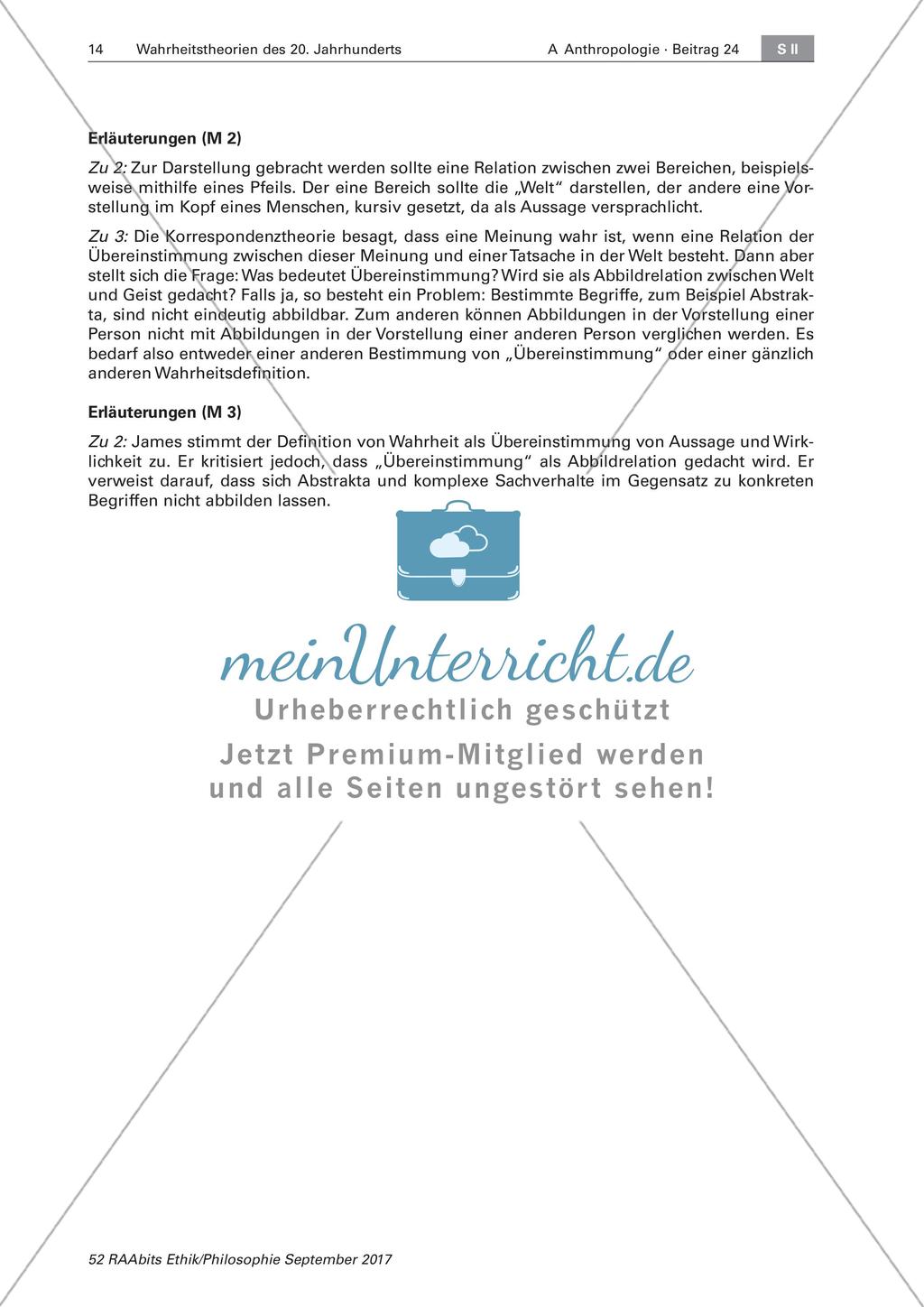 Wahrheit: Korrespondenztheorie Preview 9