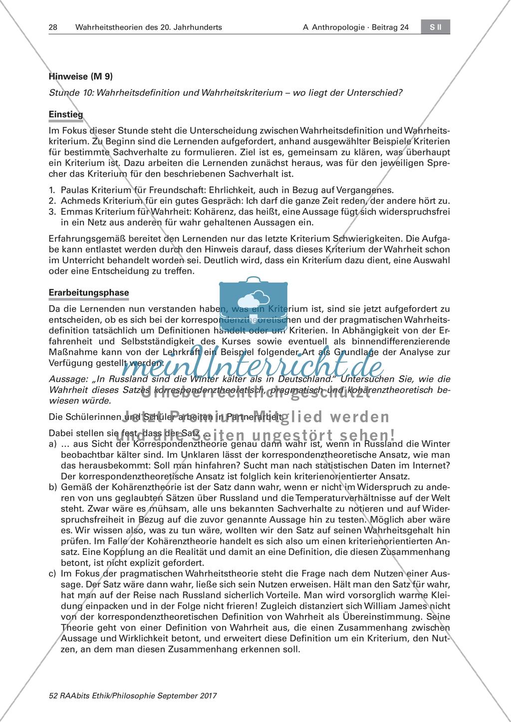 Wahrheit: Kohärenztheorie Preview 6