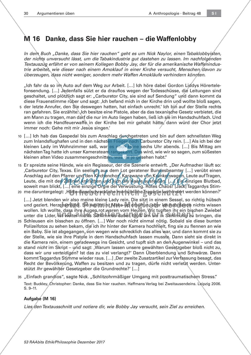 Argumentationsübungen: Ethische Entscheidungsfindung Preview 2