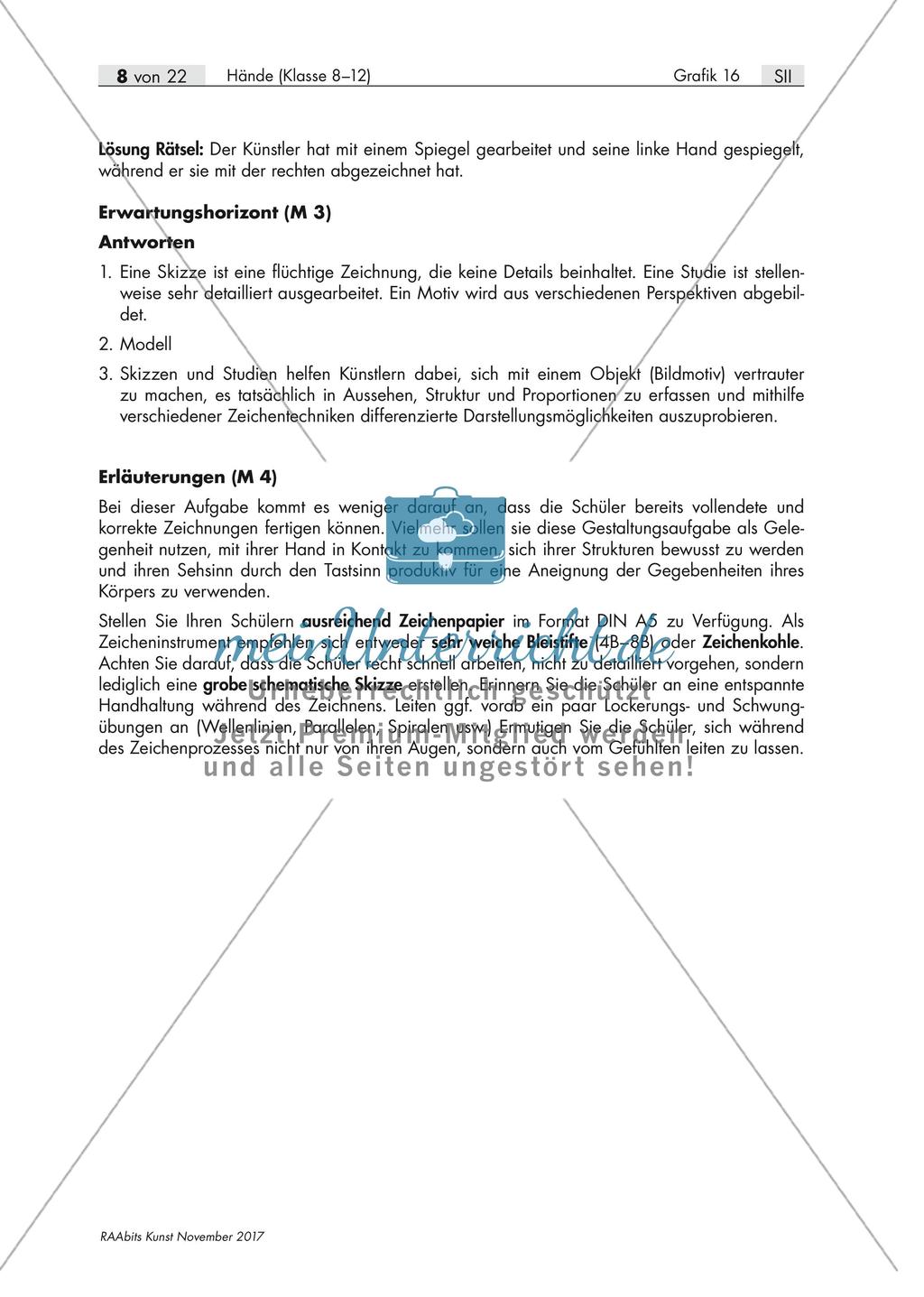 Handstudien – Hände als Gestaltungsanlass Preview 3