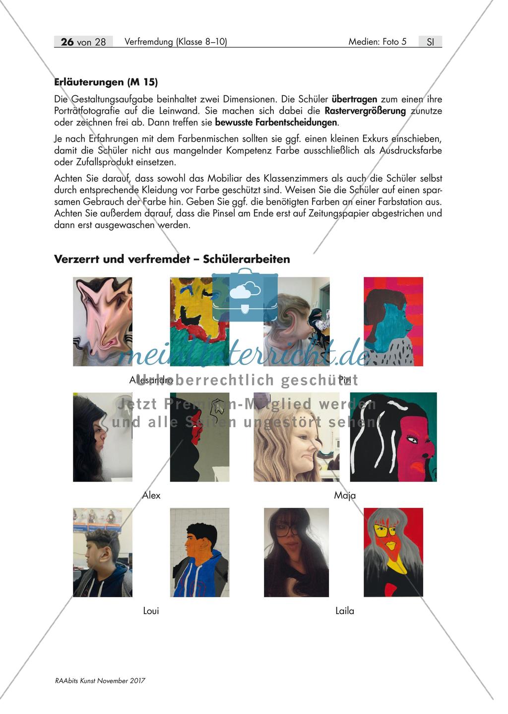 Portrait auf Leinwand – Rastervergrößerung Preview 3
