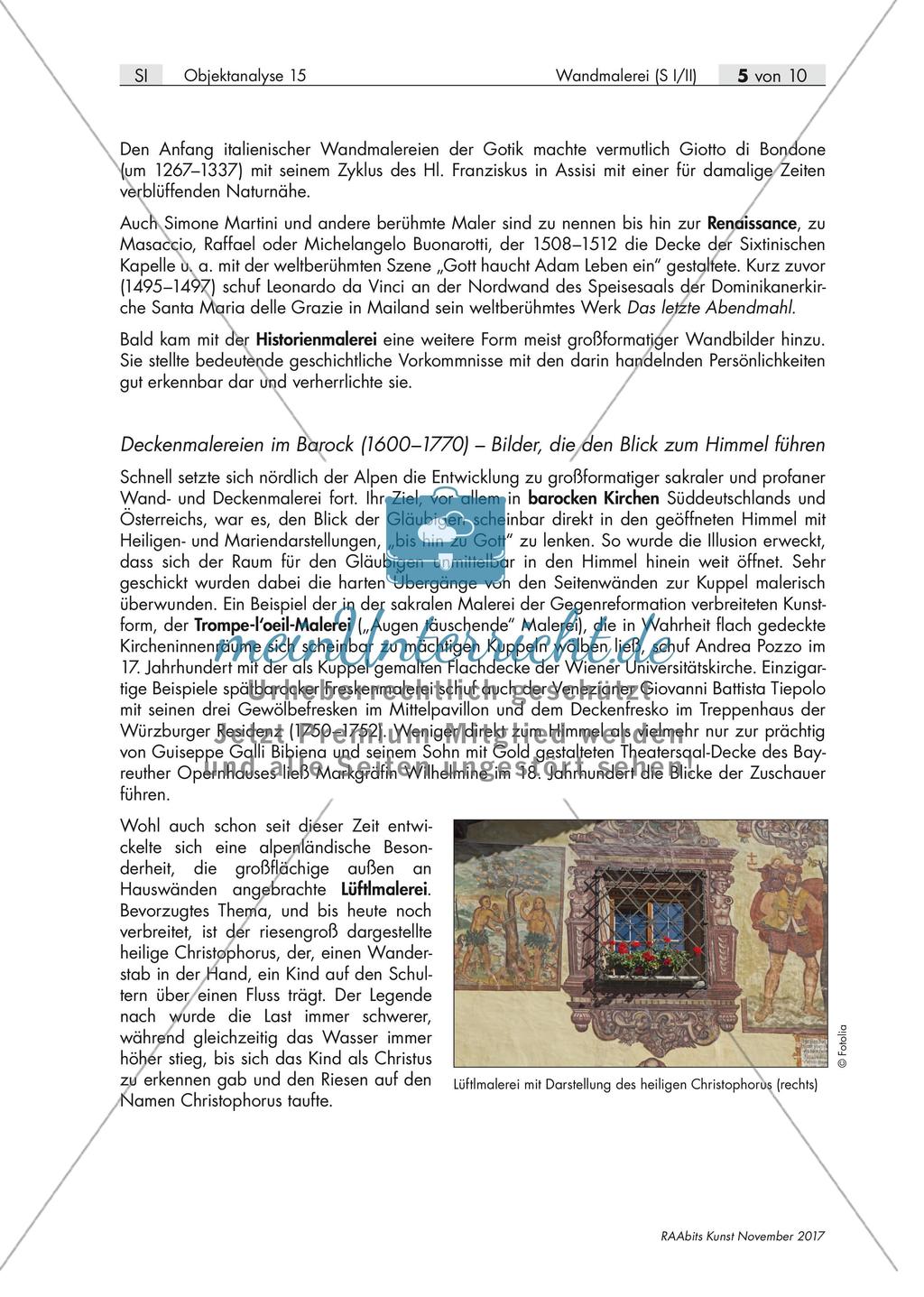 Wandmalerei - Von der Steinzeit bis zu zeitgenössischen Murals Preview 5